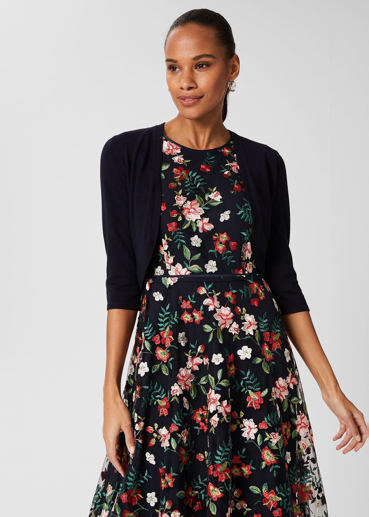 Carrie Bolero, Navy, hi-res