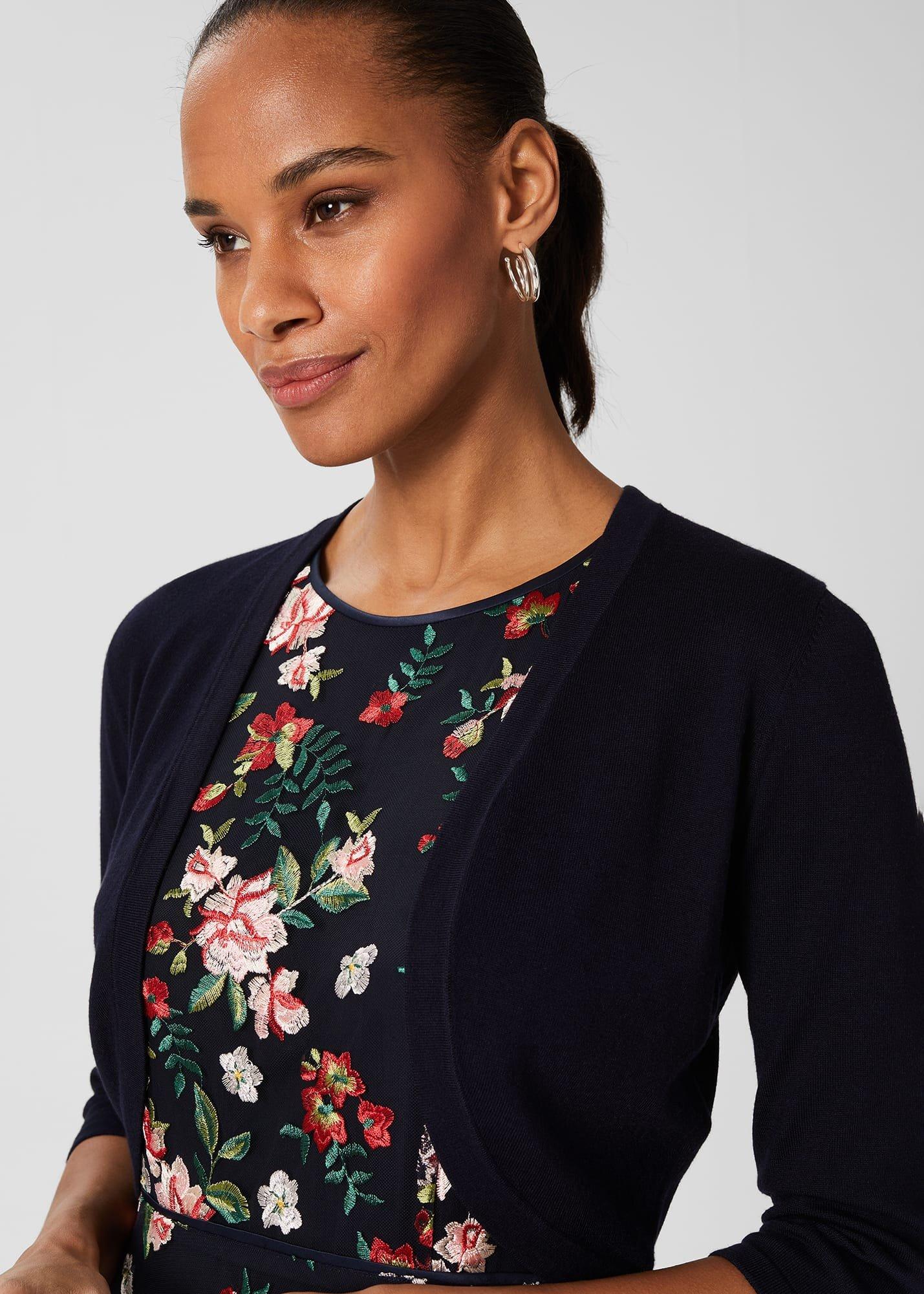 Carrie Bolero, Navy, hi-res