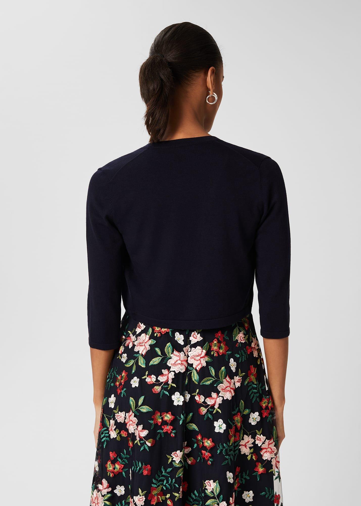 Carrie Bolero, Navy, hi-res