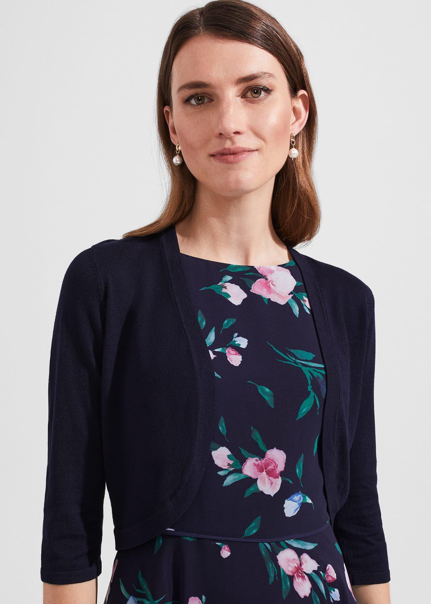 Carrie Bolero, Navy, hi-res