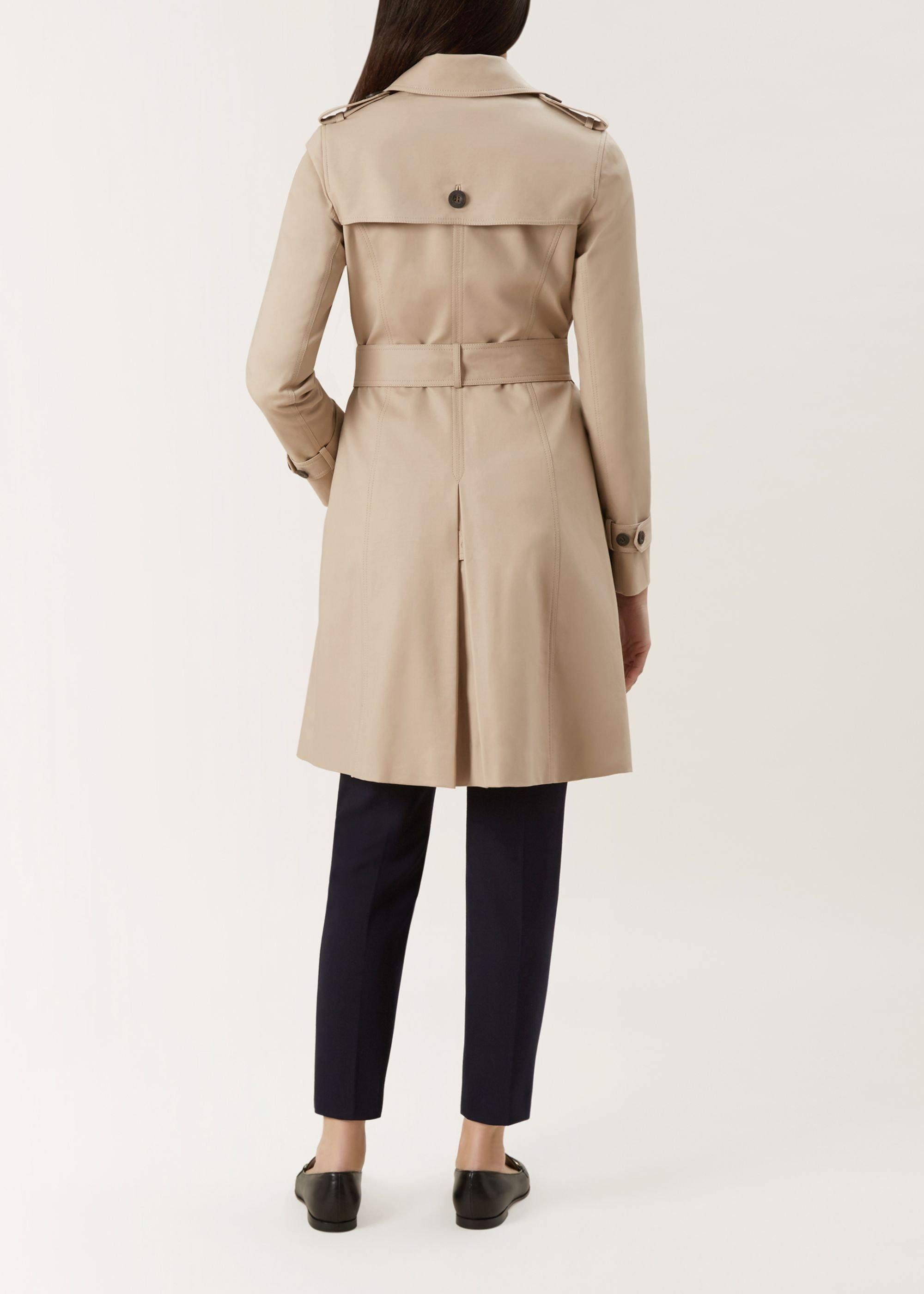 Saskia Water Resistant Trench Coat, Clay, hi-res