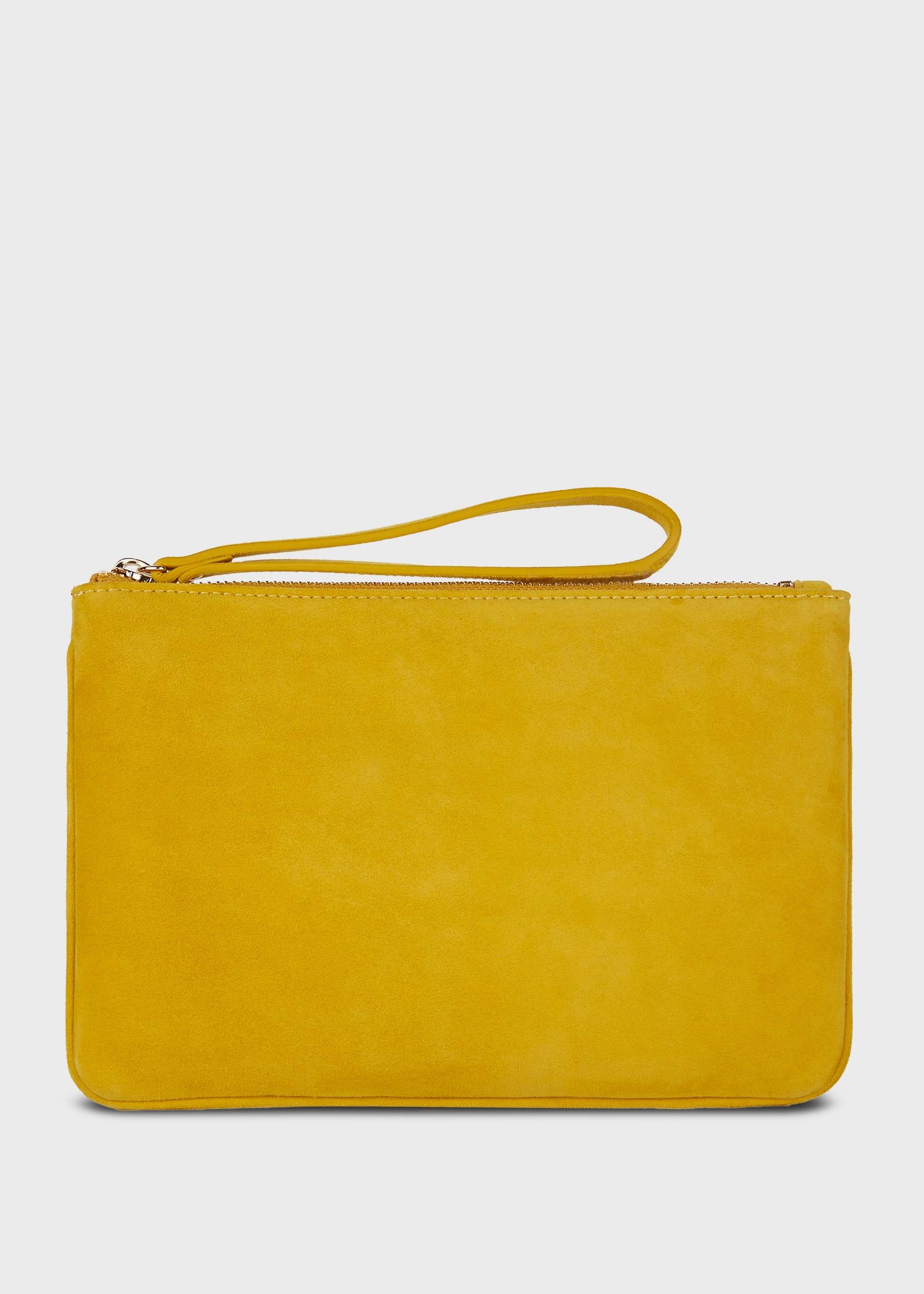 Chelsea Suede Wristlet, Sunshine Yellow, hi-res
