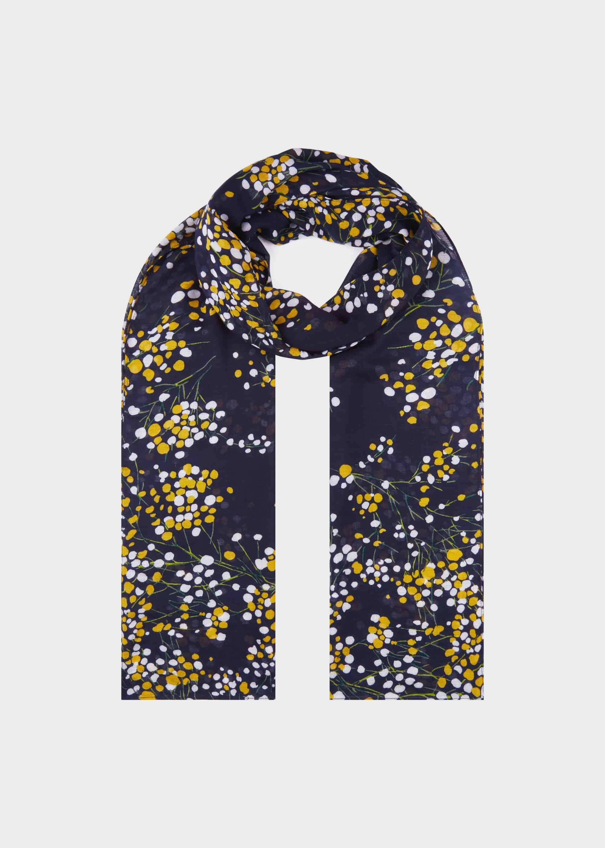 Madeline Scarf, Navy Multi, hi-res