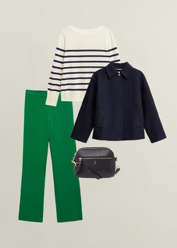 Reva Top, Navy, hi-res