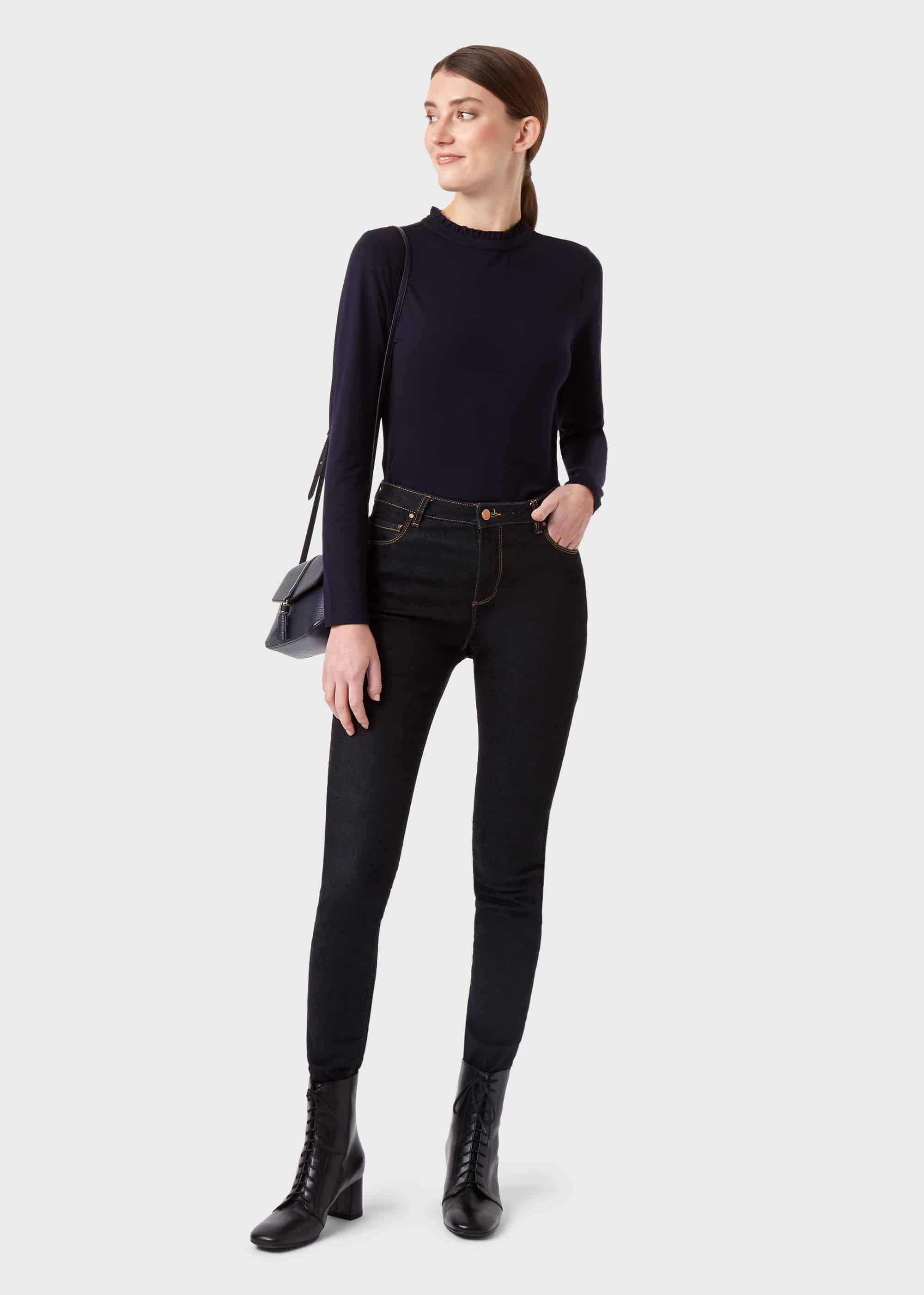 Reva Top, Navy, hi-res