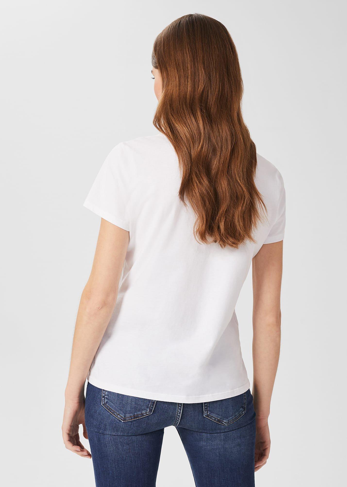 Pixie Cotton T-Shirt, White, hi-res