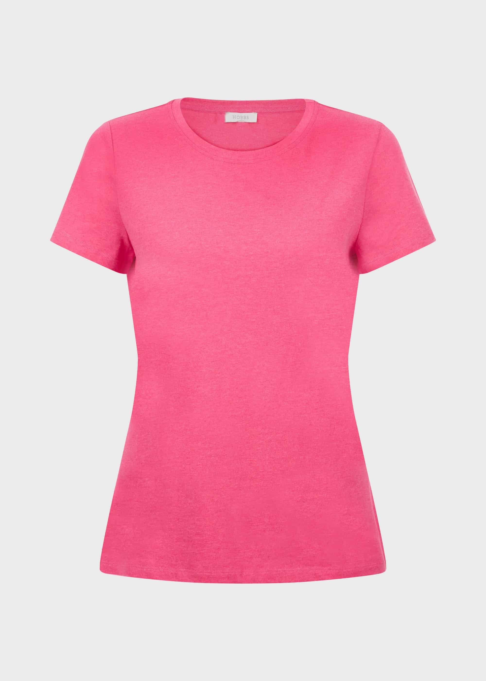 Pixie Cotton T-Shirt, Hot Pink, hi-res