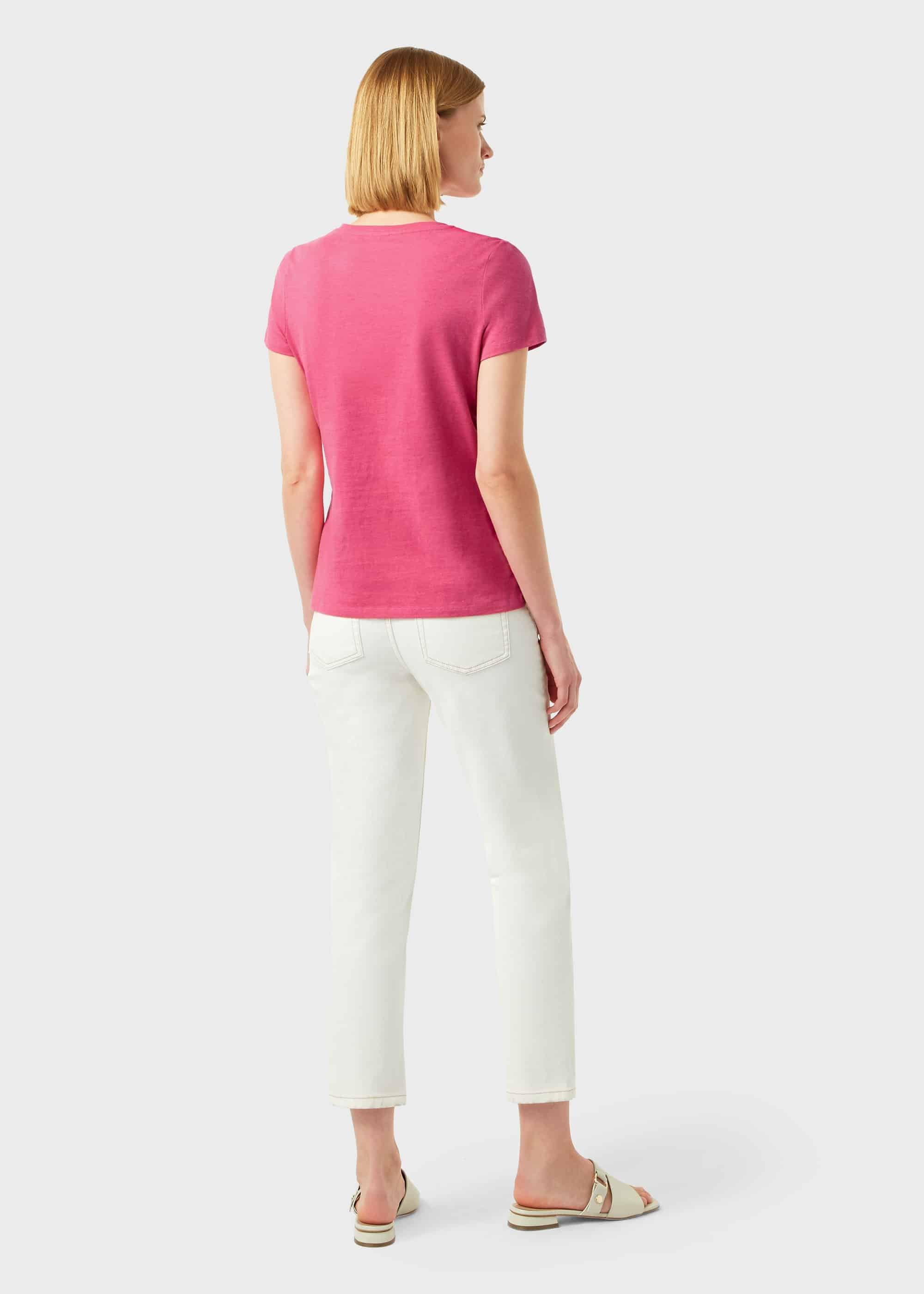 Pixie Cotton T-Shirt, Hot Pink, hi-res