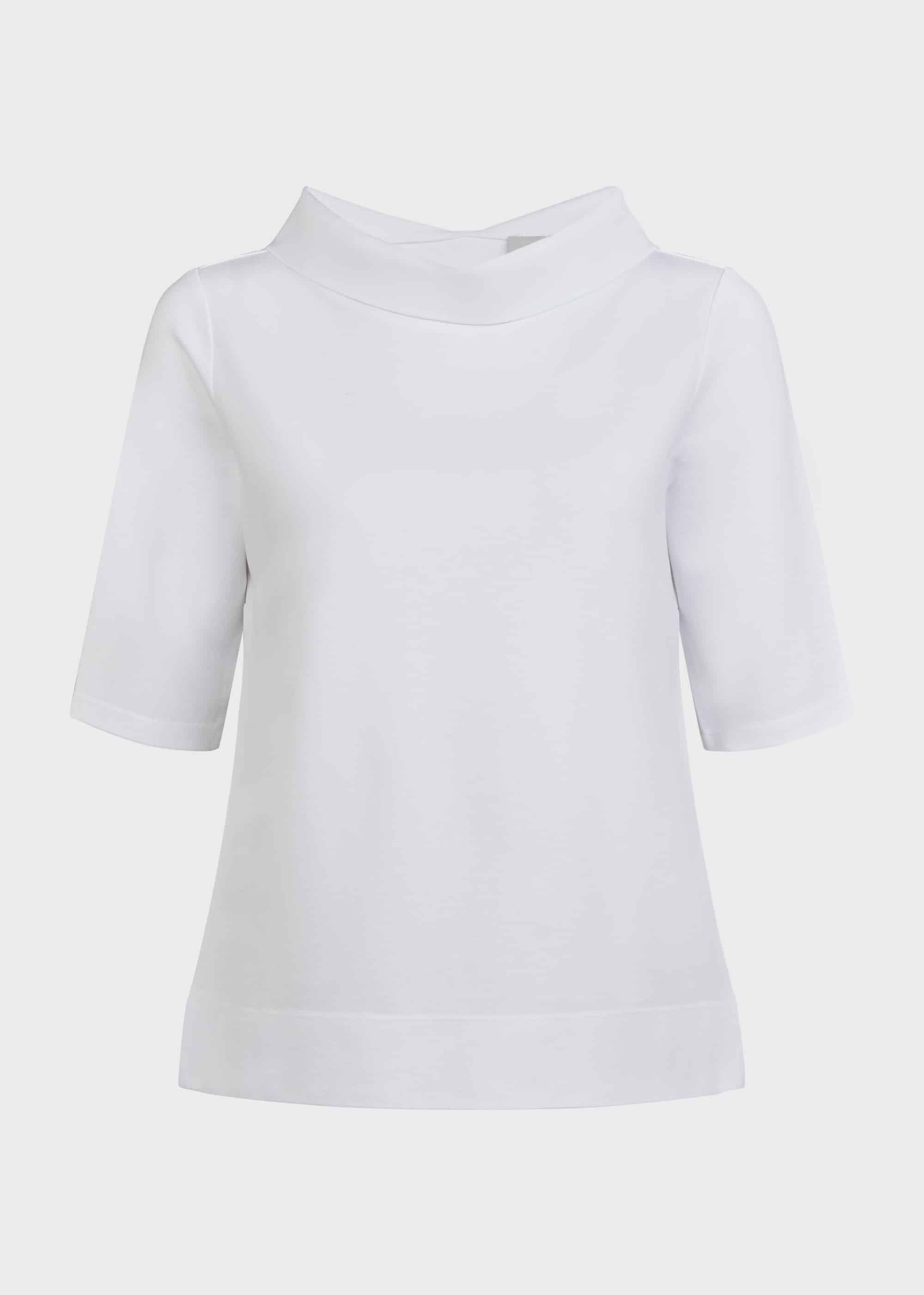 Betsy Jersey Top, White, hi-res