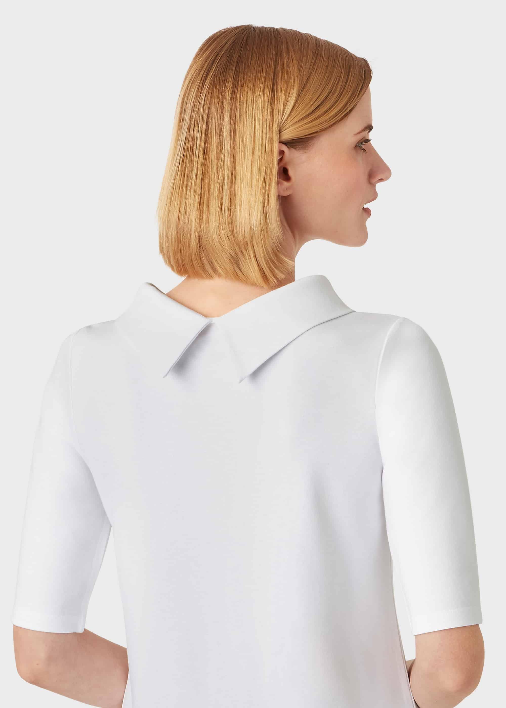 Betsy Jersey Top, White, hi-res