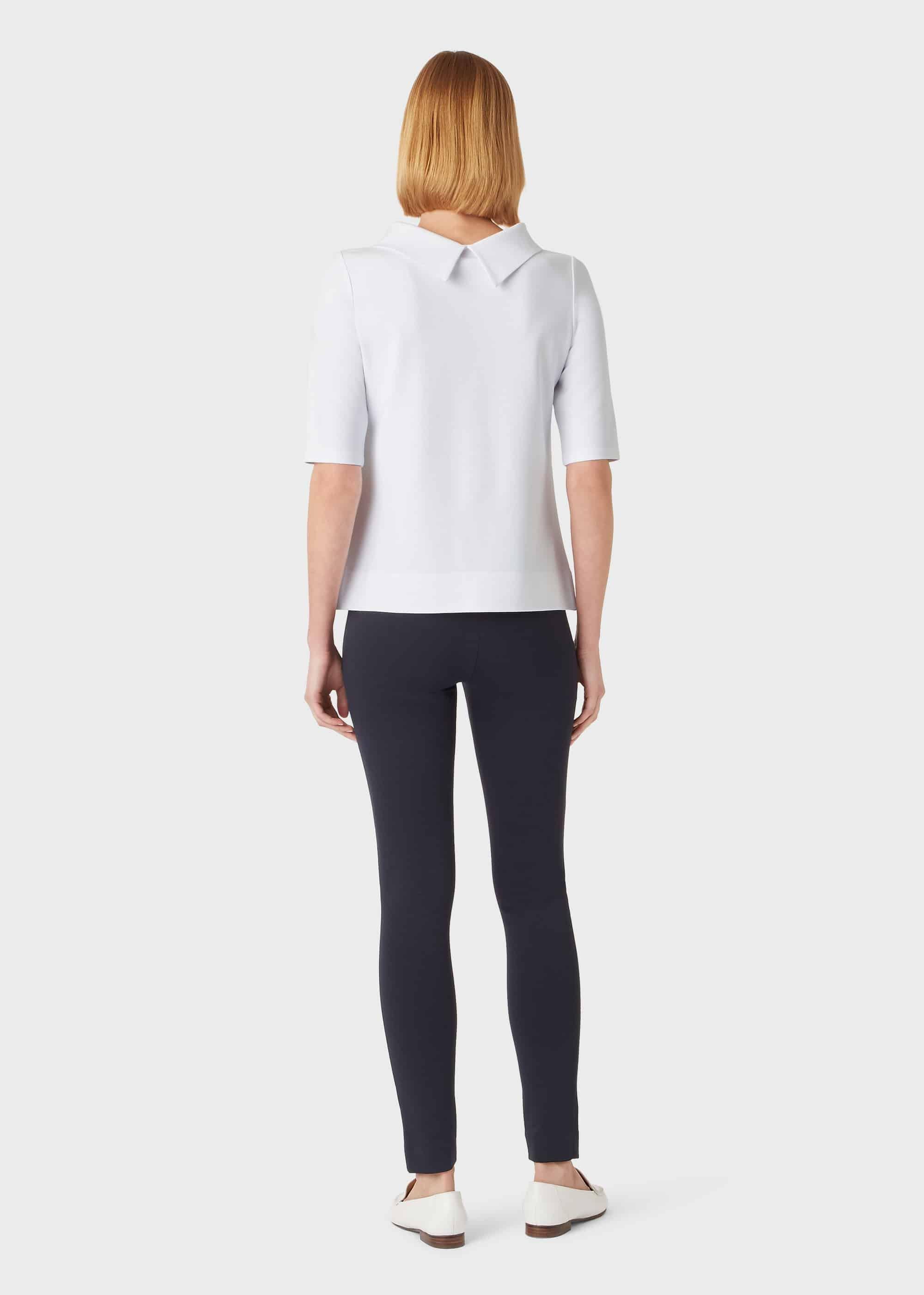 Betsy Jersey Top, White, hi-res