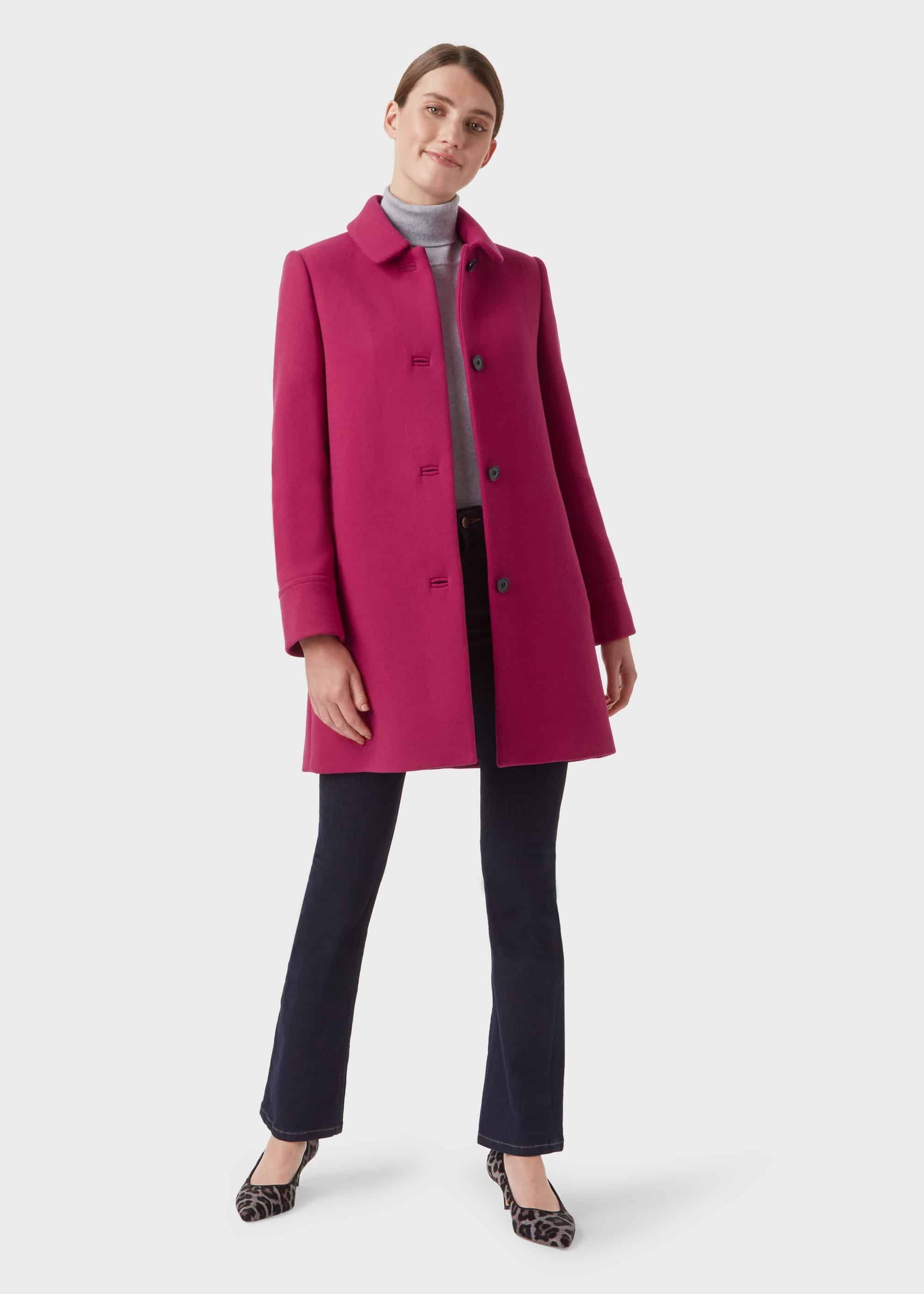 Fia Coat, Raspberry, hi-res