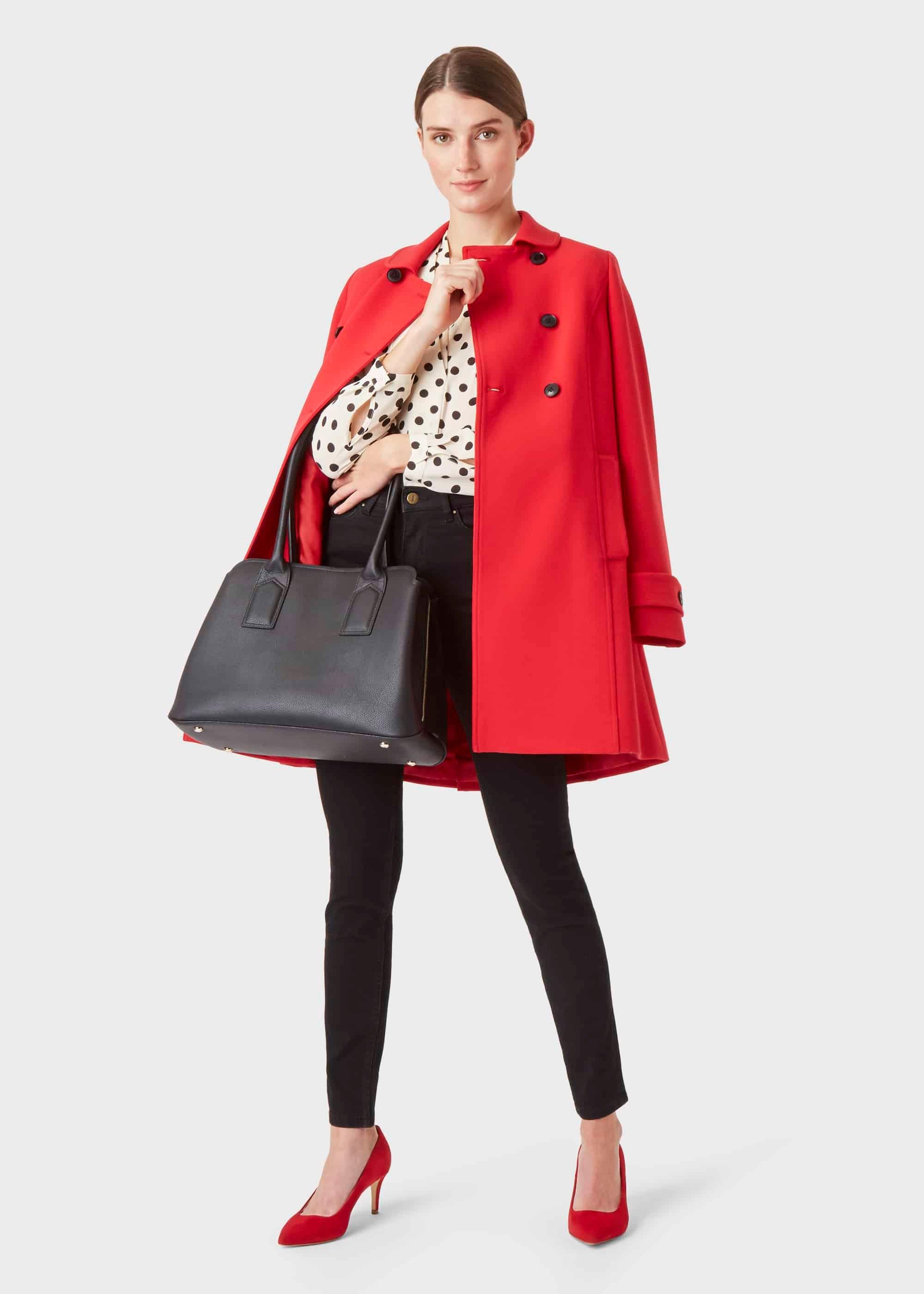 Adrienne Coat, Red, hi-res