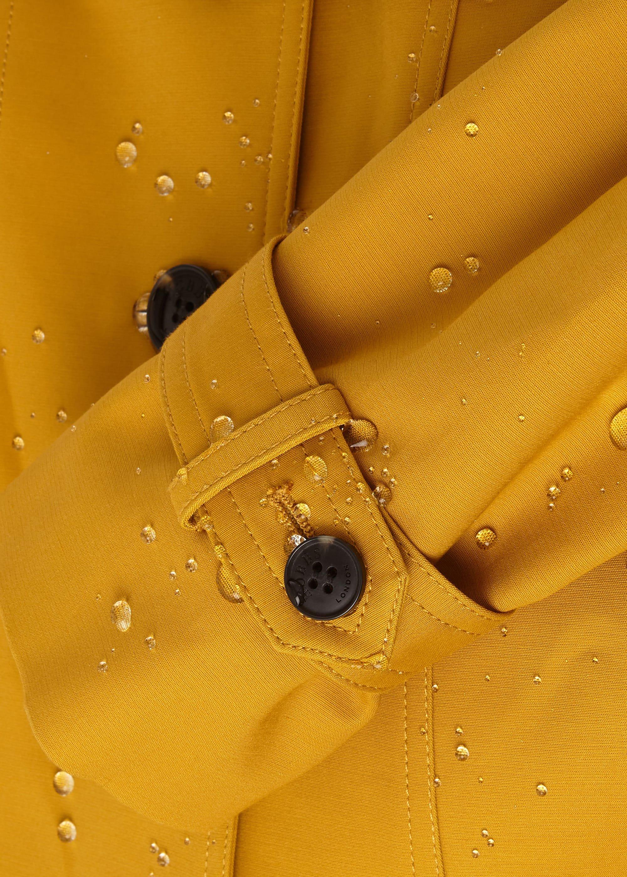 Ella Water Resistant Mac, Gold, hi-res