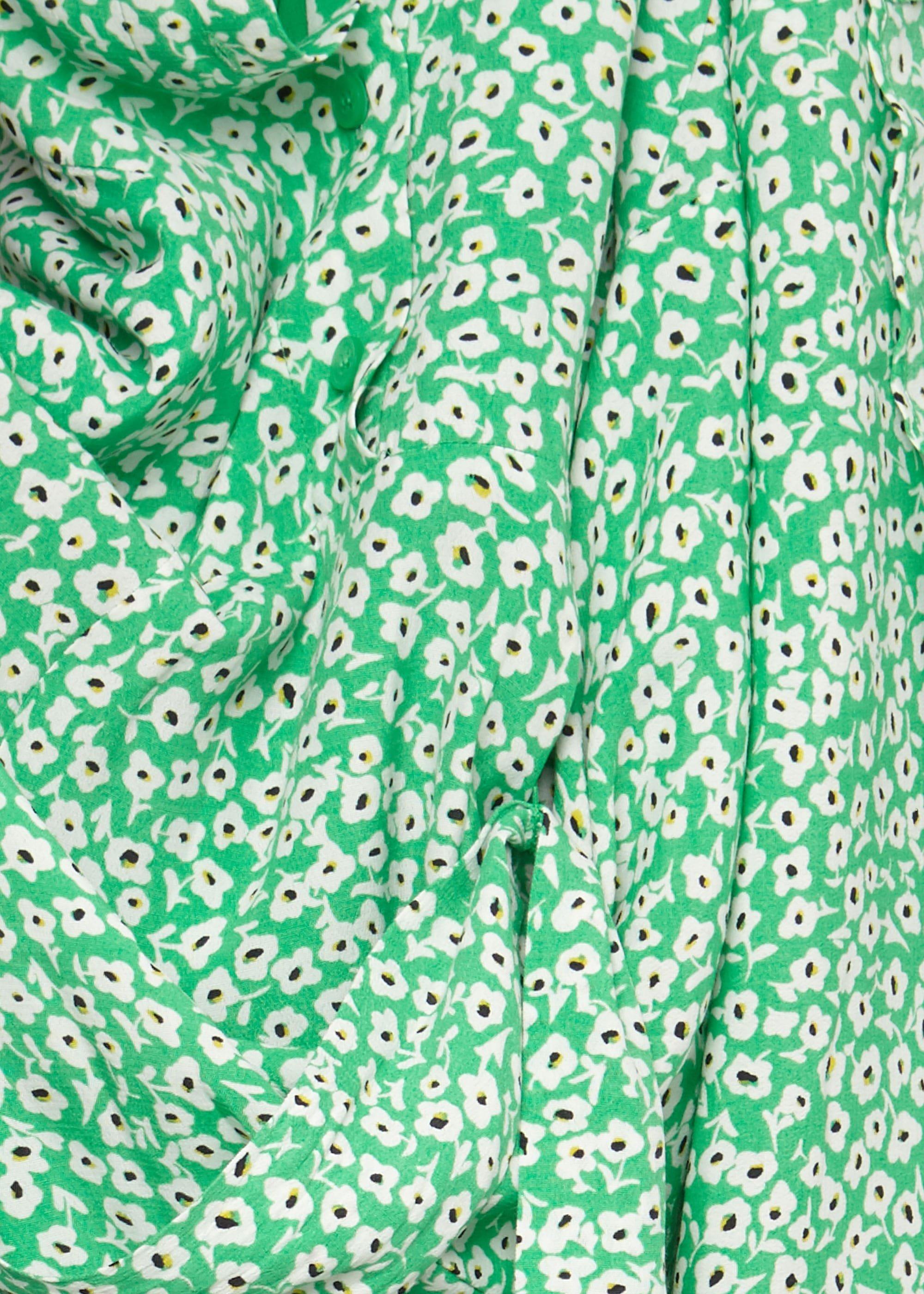 Frederica Floral Midi Dress, Green Multi, hi-res