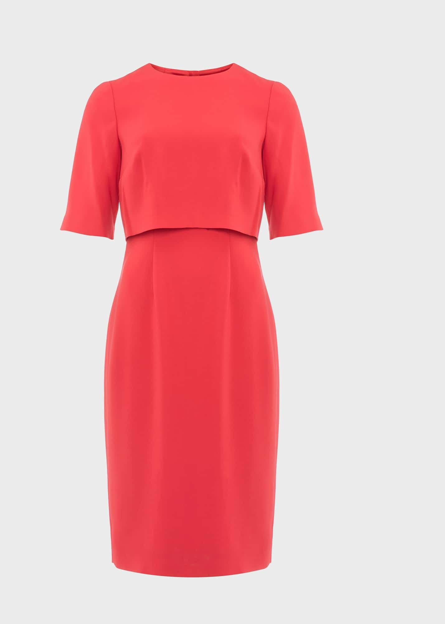 Larissa Shift Dress, Raspberry, hi-res