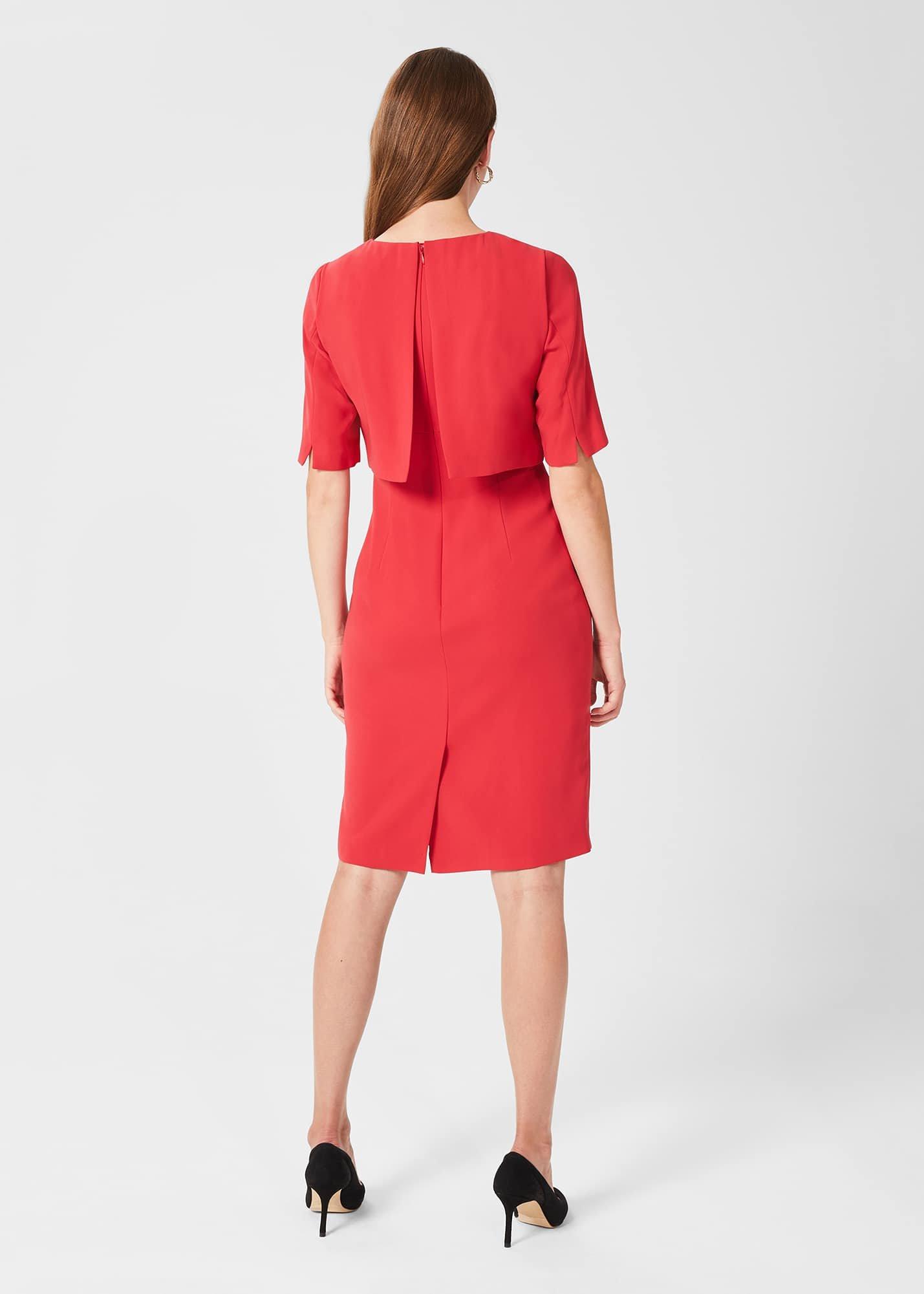 Larissa Shift Dress, Raspberry, hi-res