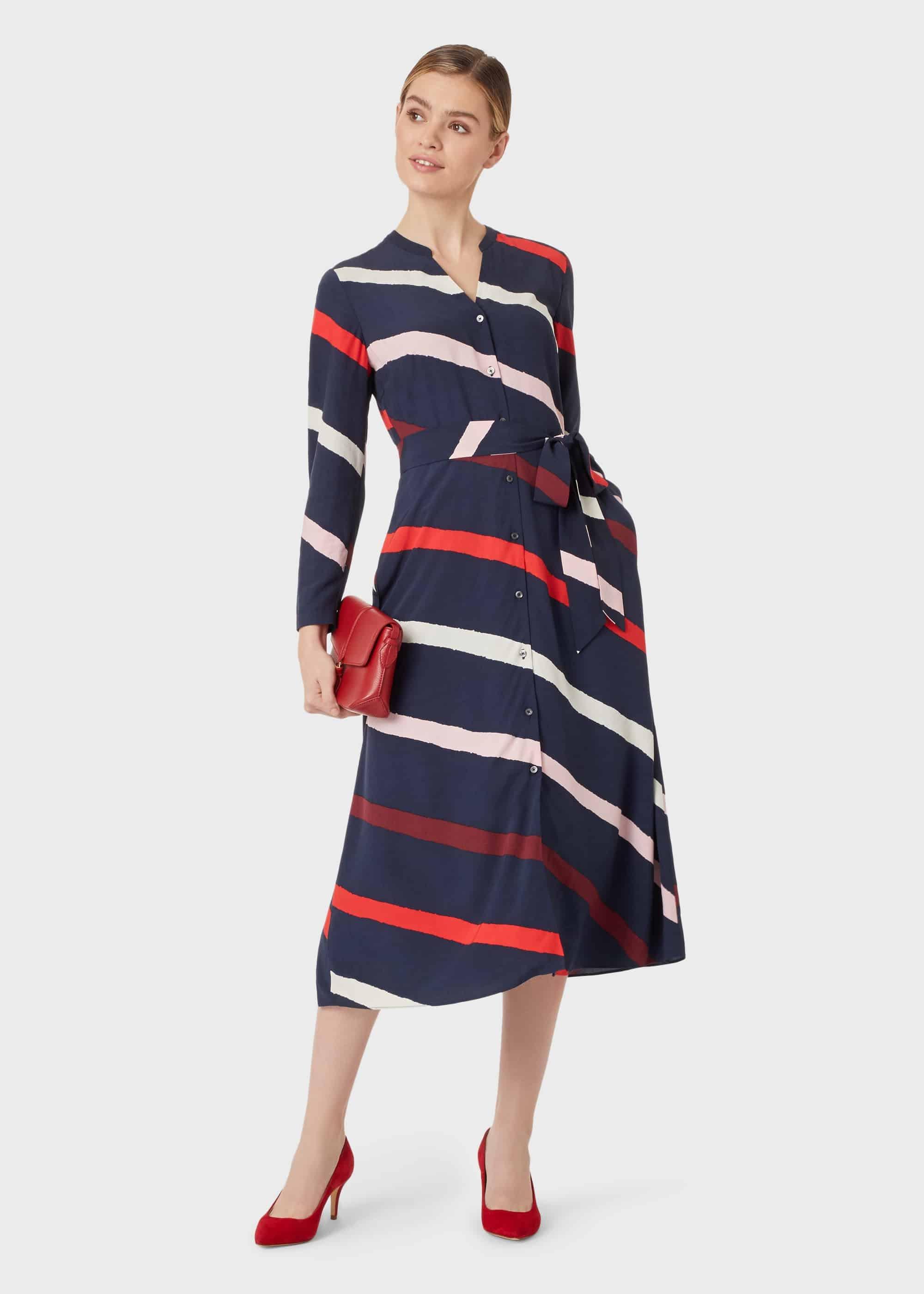 Ginnie Dress, Navy Multi, hi-res