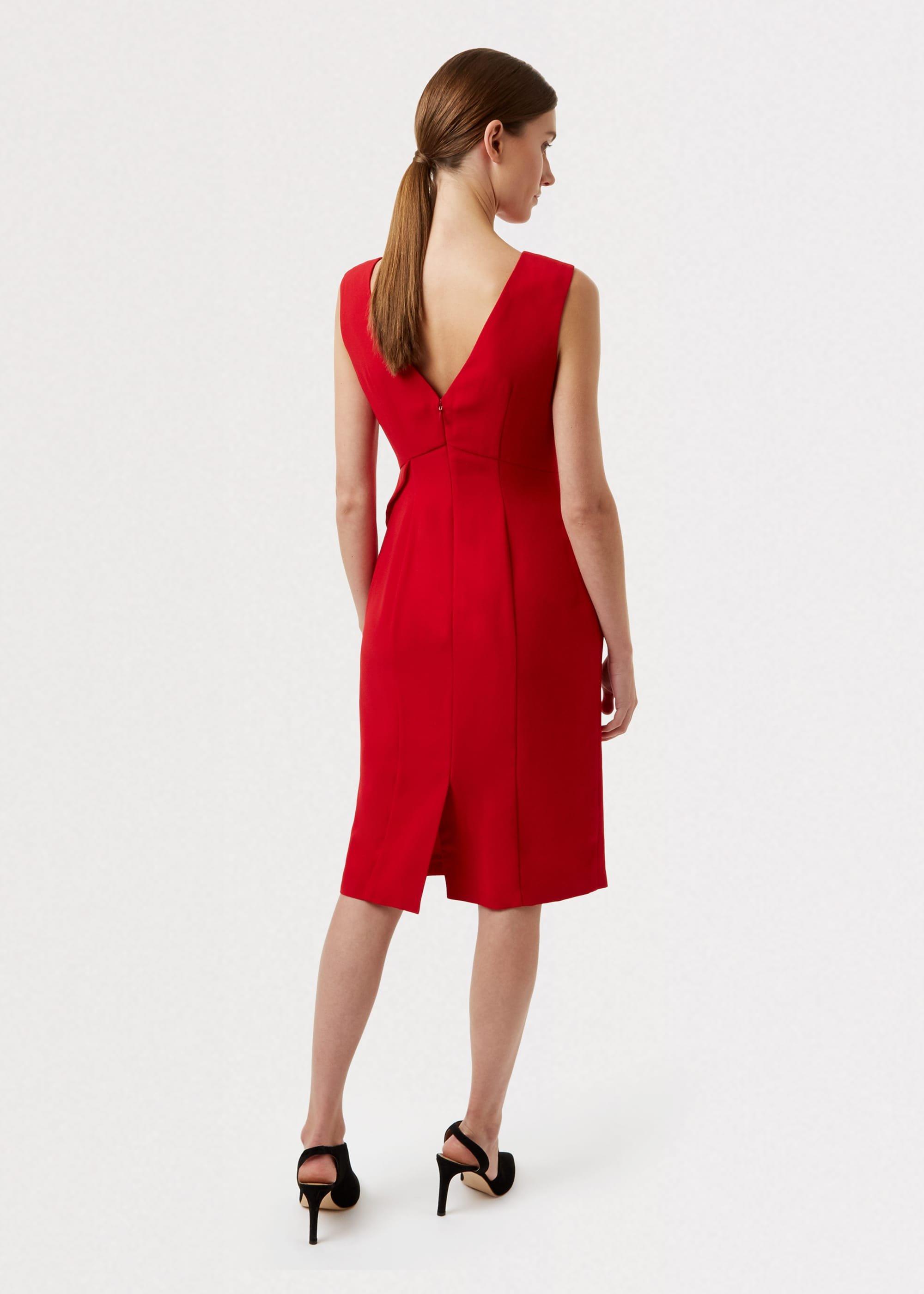 Elida Shift Dress, Red, hi-res