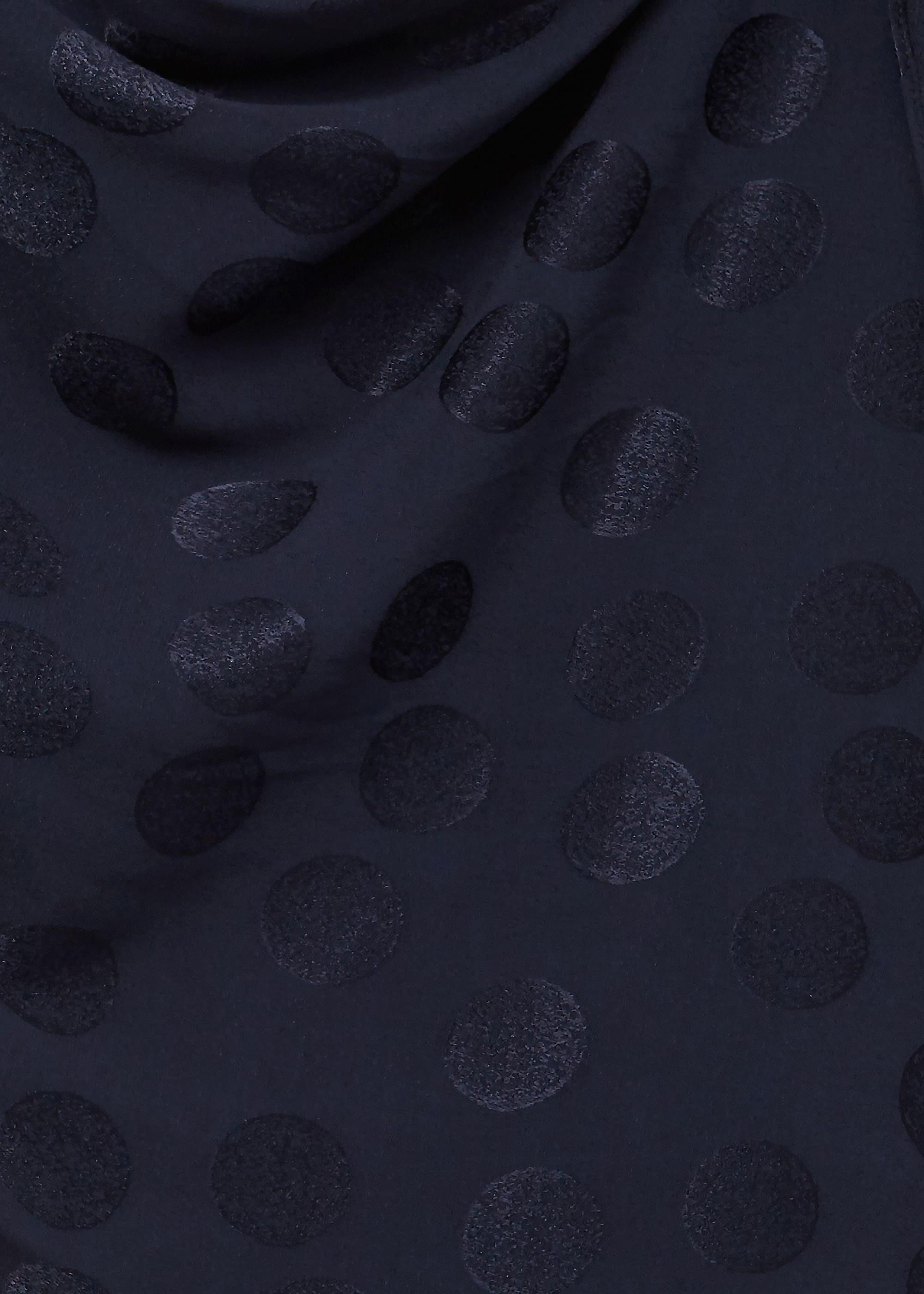 Ashley Jacquard Spot Dress, Midnight, hi-res