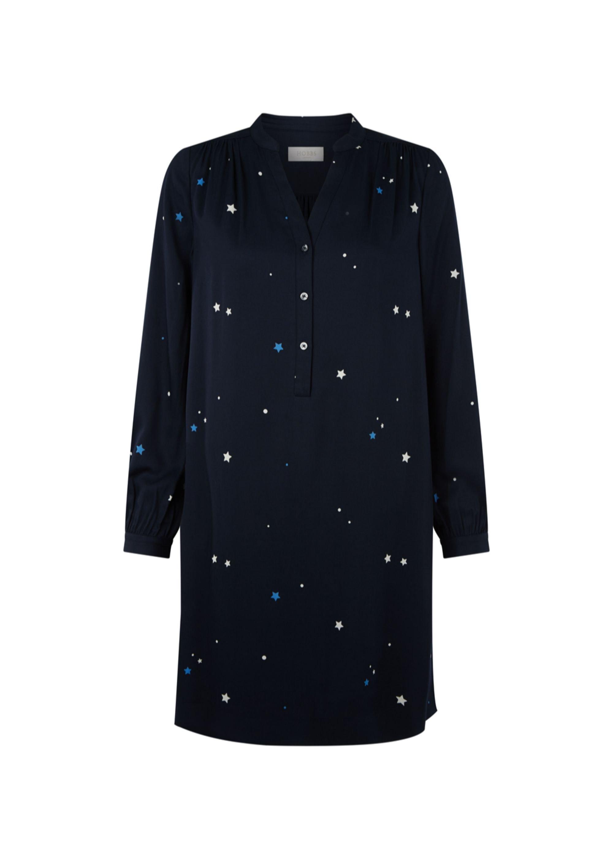 Effie Dress, Navy Multi, hi-res