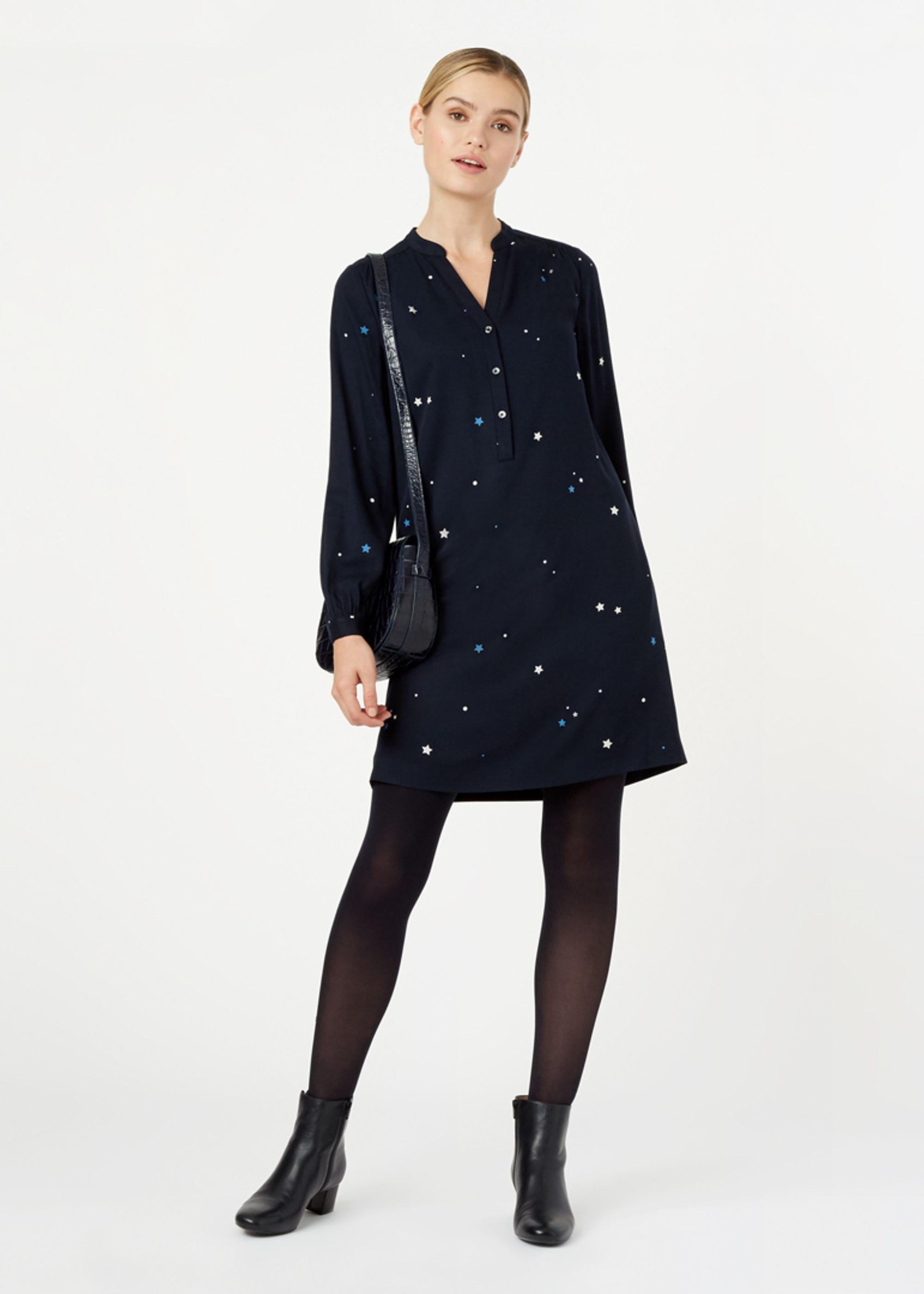 Effie Dress, Navy Multi, hi-res