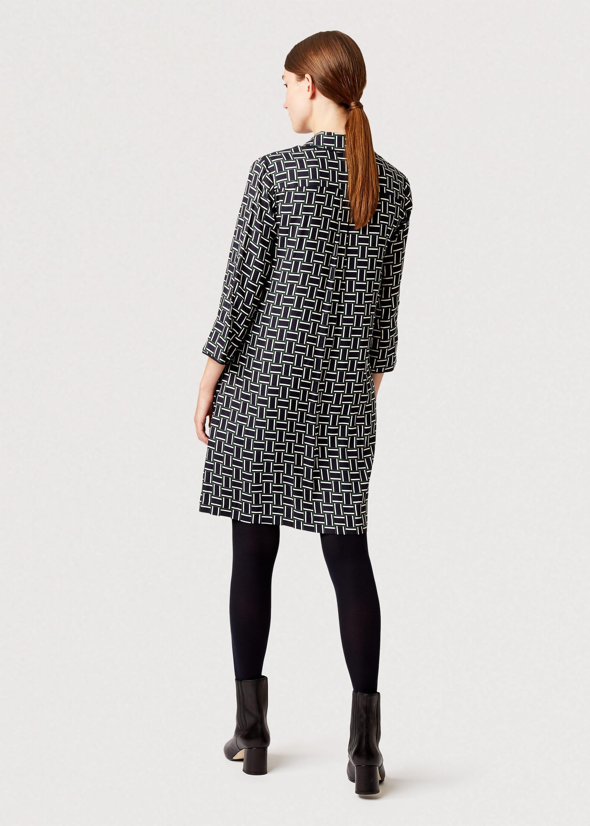 Aubery Dress, Navy Multi, hi-res