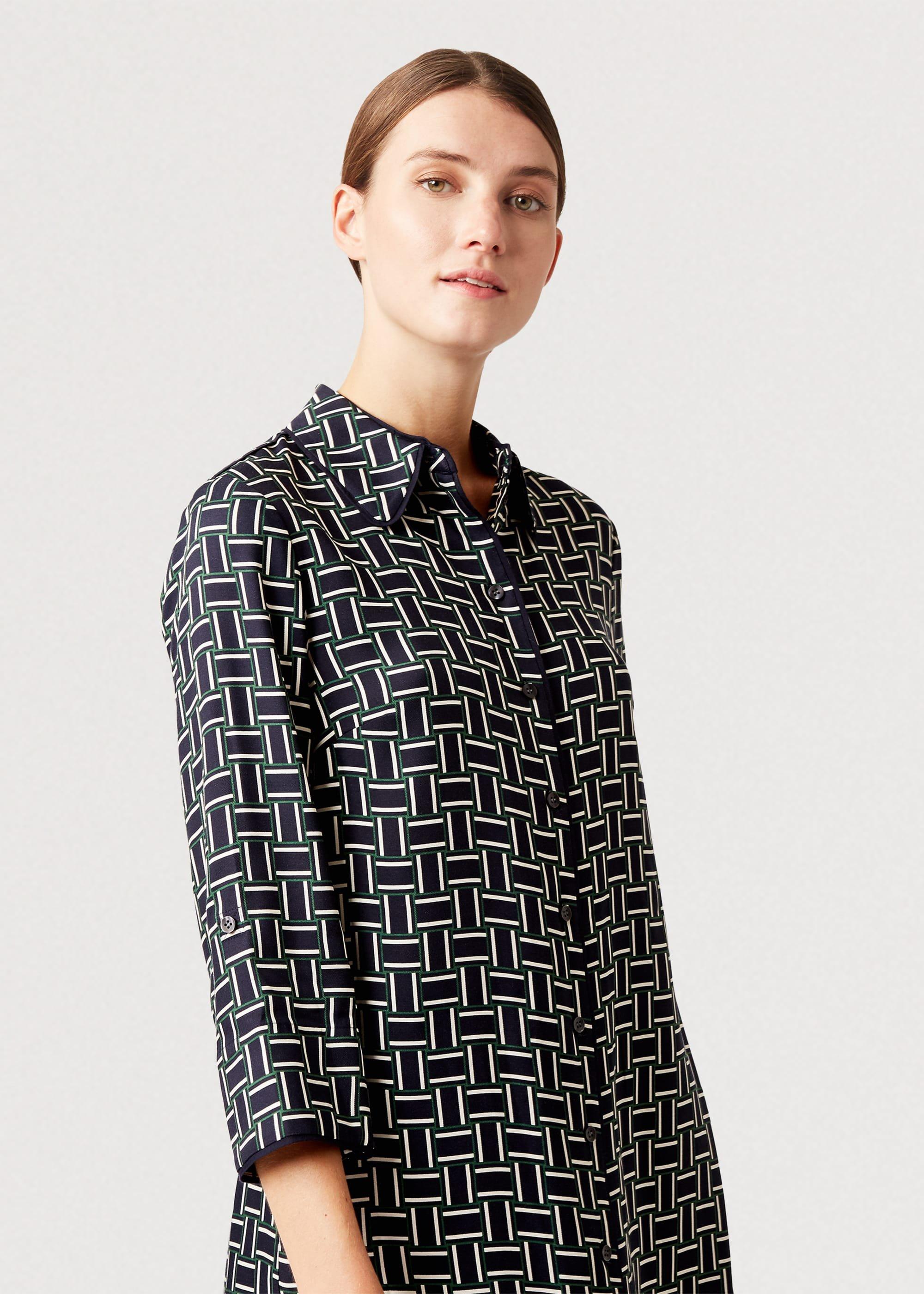 Aubery Dress, Navy Multi, hi-res