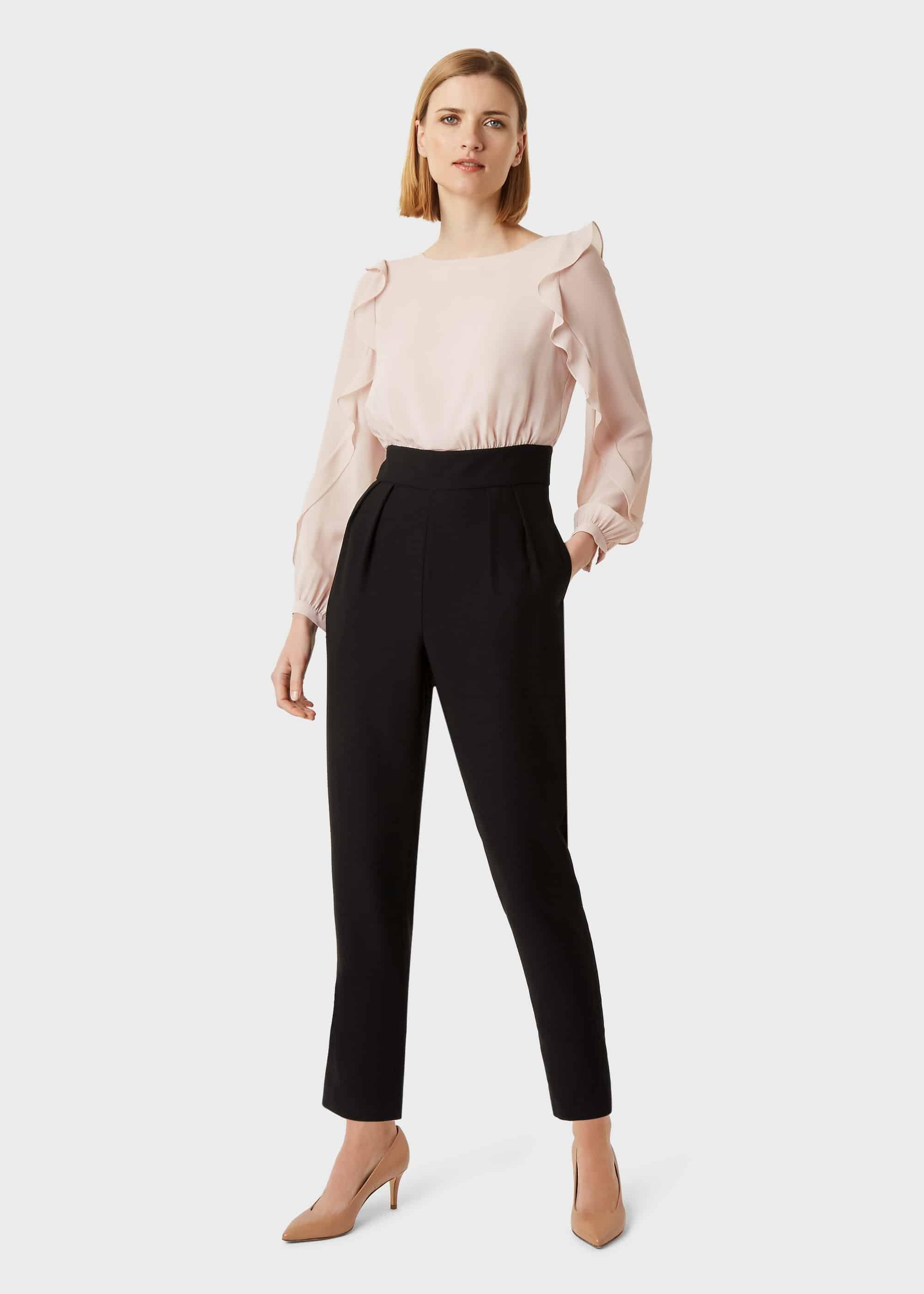 Aubree Colourblock Jumpsuit, Blush Black, hi-res
