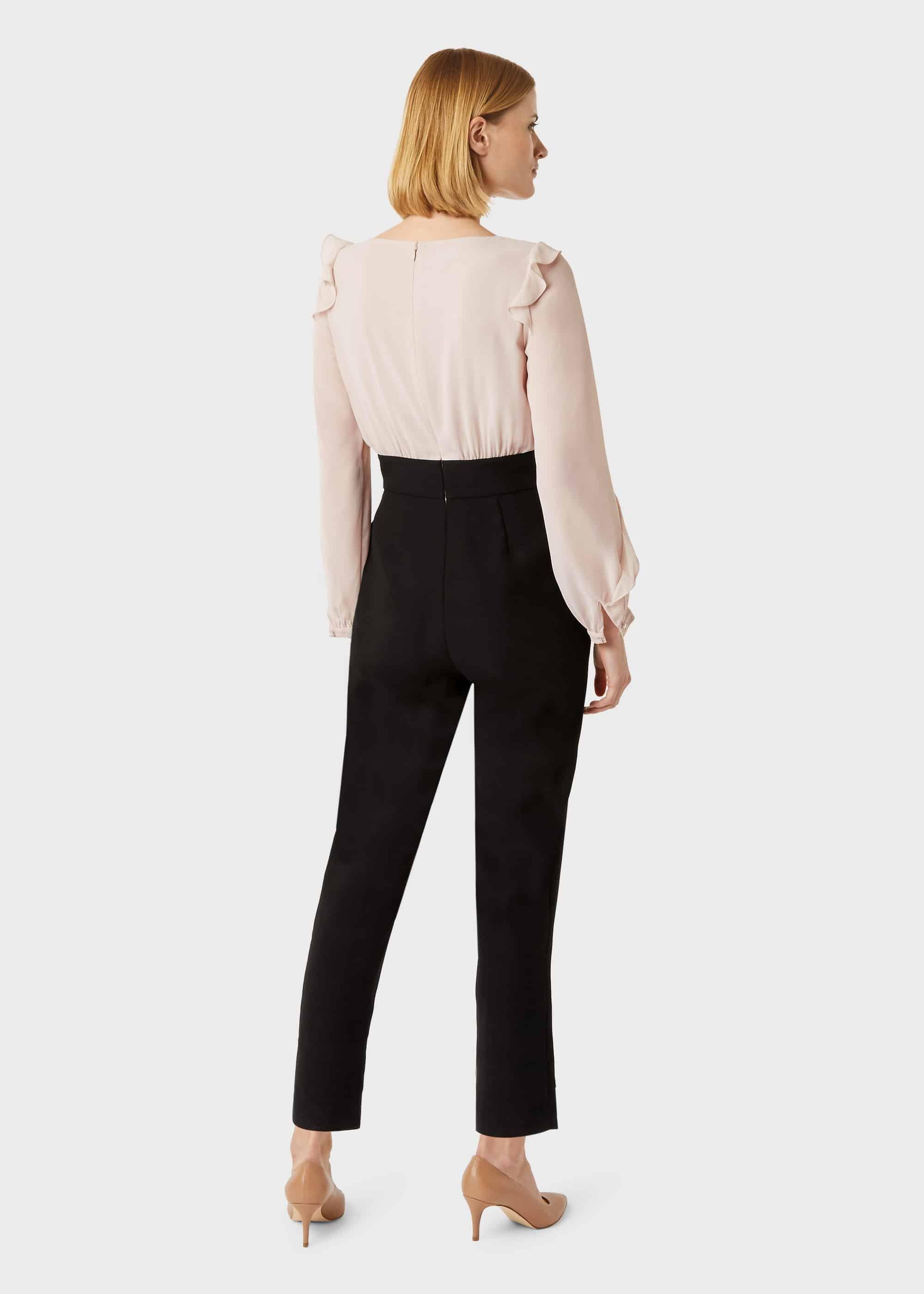 Aubree Colourblock Jumpsuit, Blush Black, hi-res
