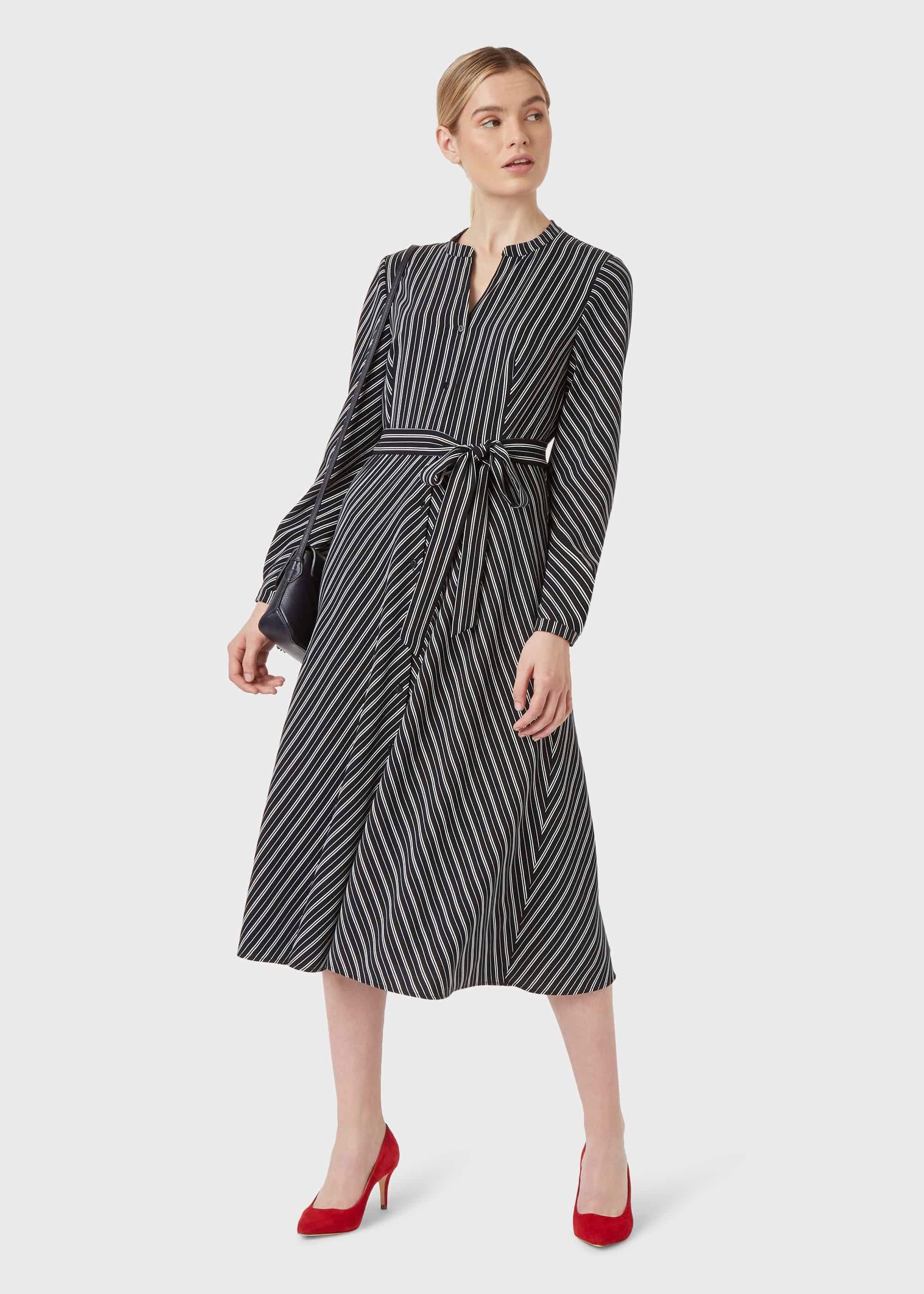 Tarini Dress, Navy Ivory, hi-res