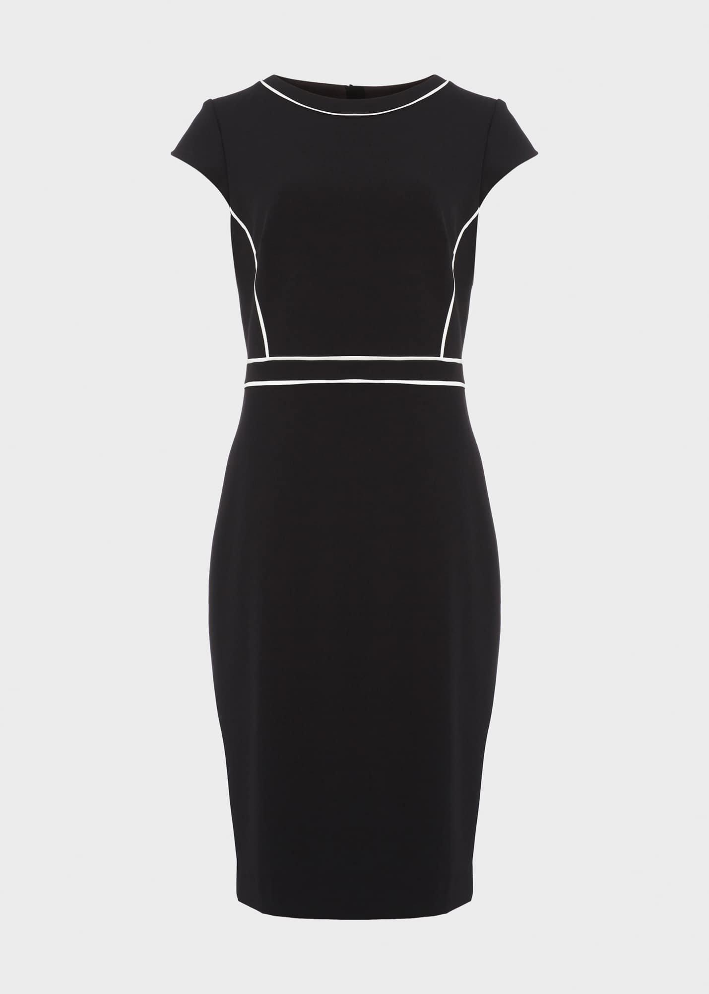 Cordelia Dress, Black Ivory, hi-res