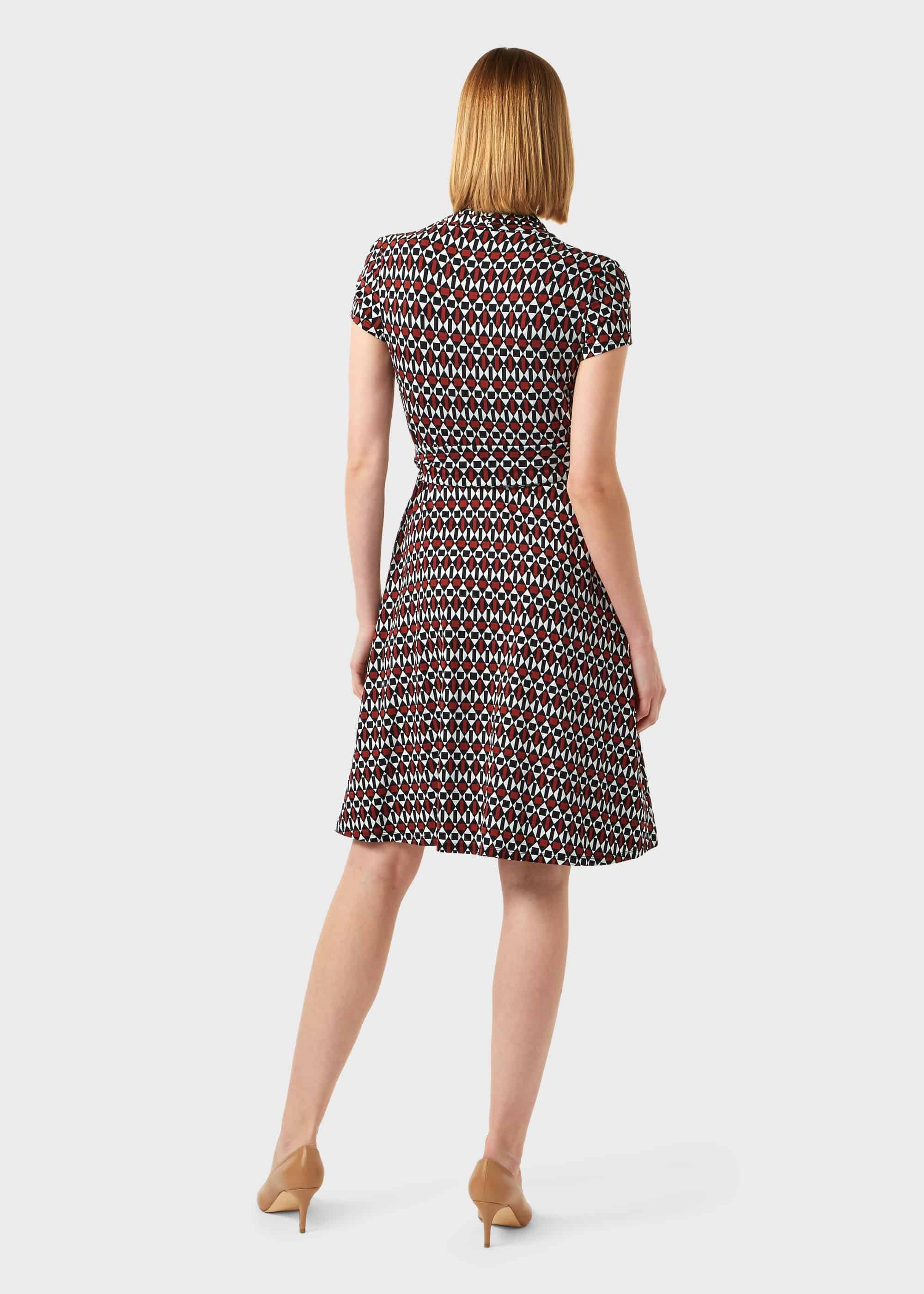 April Wrap Dress, Multi, hi-res