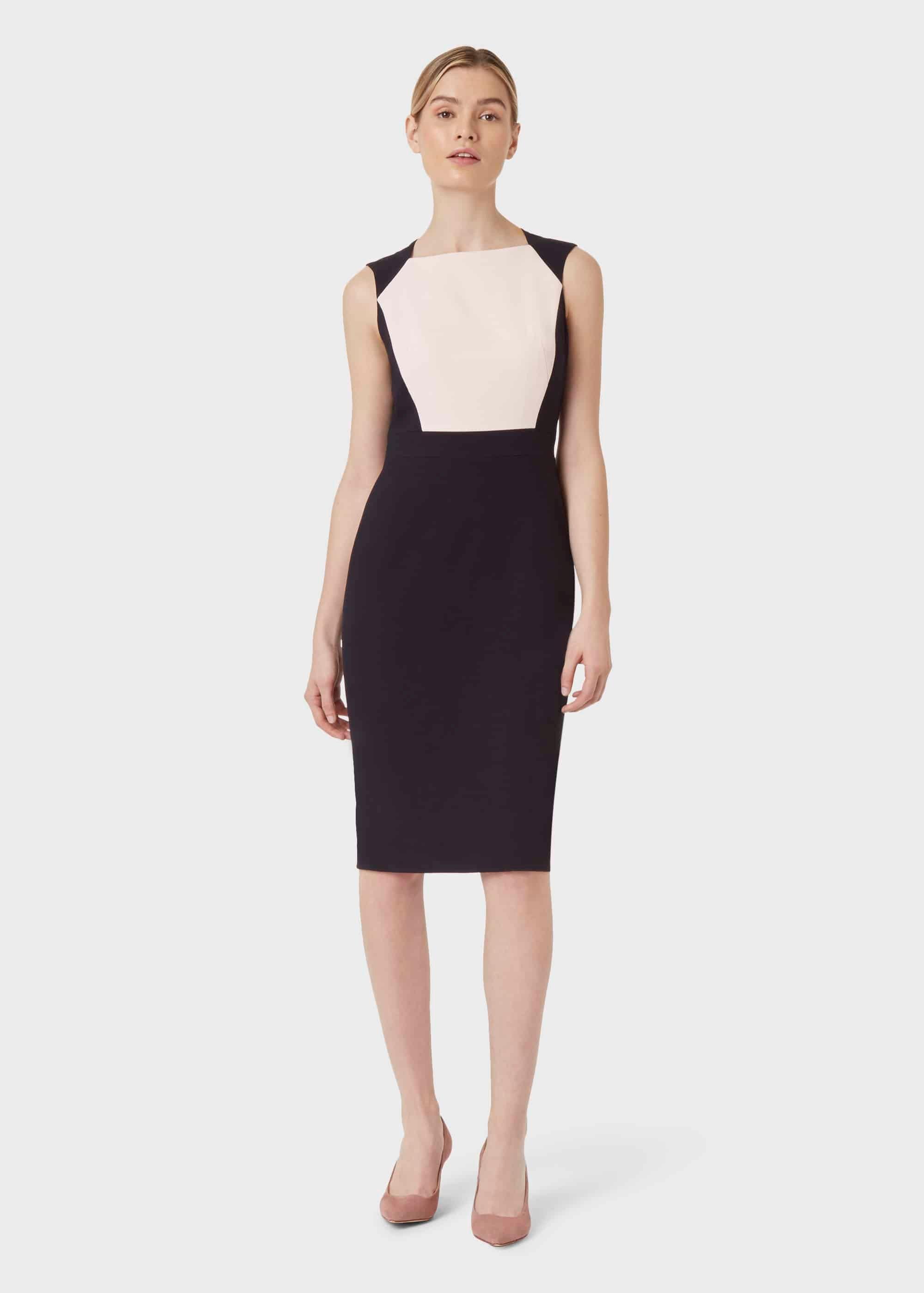 Shea Dress, Navy Pink, hi-res