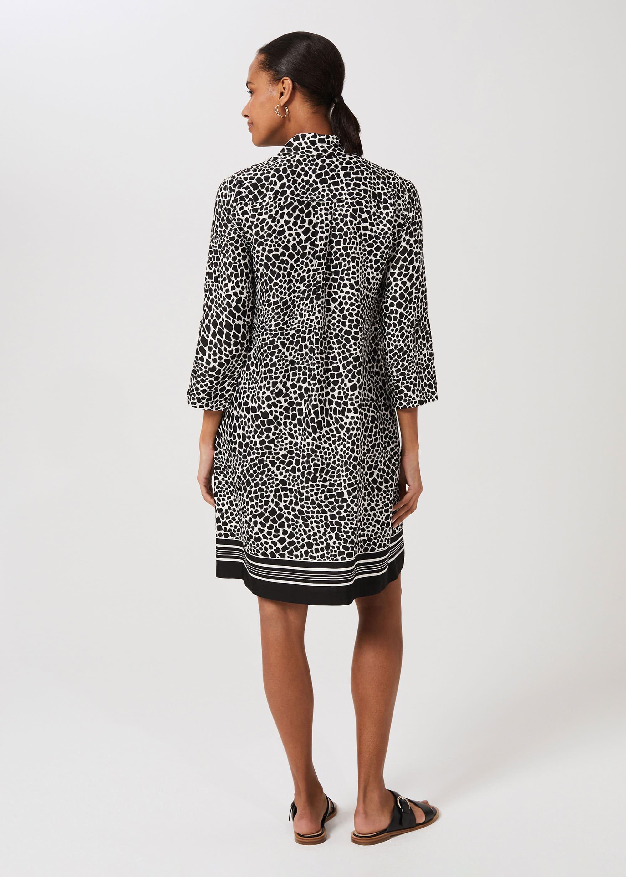 Marci Tunic Dress, Black Ivory, hi-res