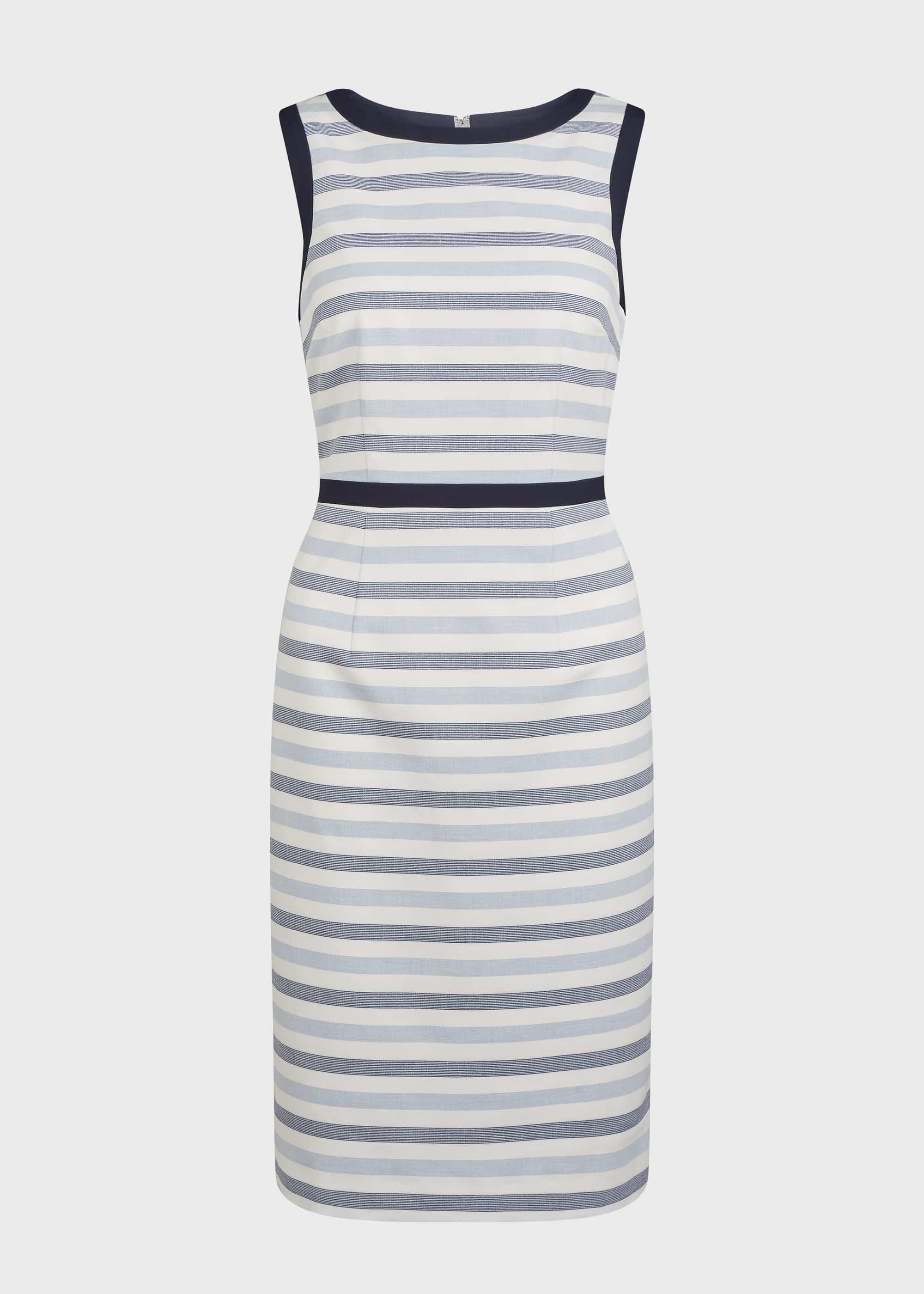 Marianna Dress, Blue Ivory, hi-res