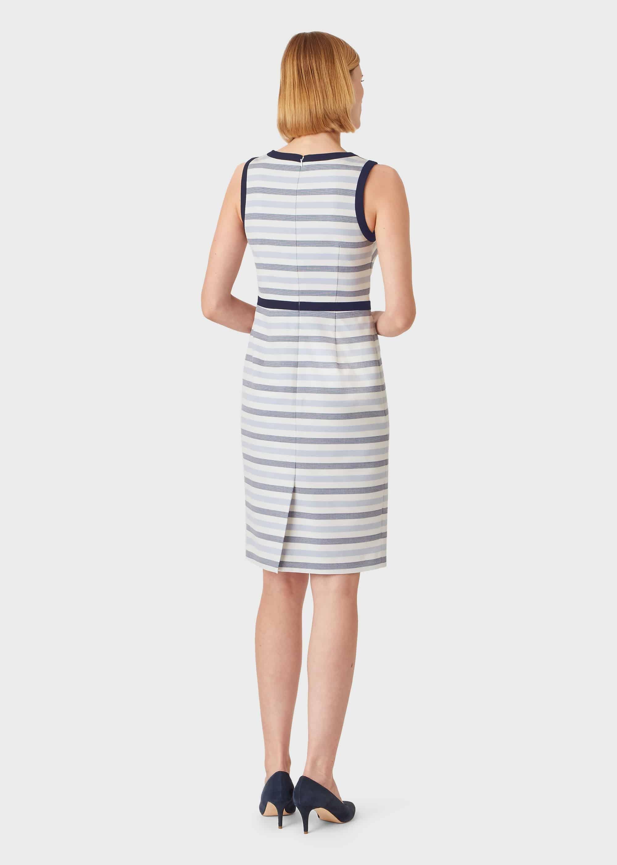 Marianna Dress, Blue Ivory, hi-res