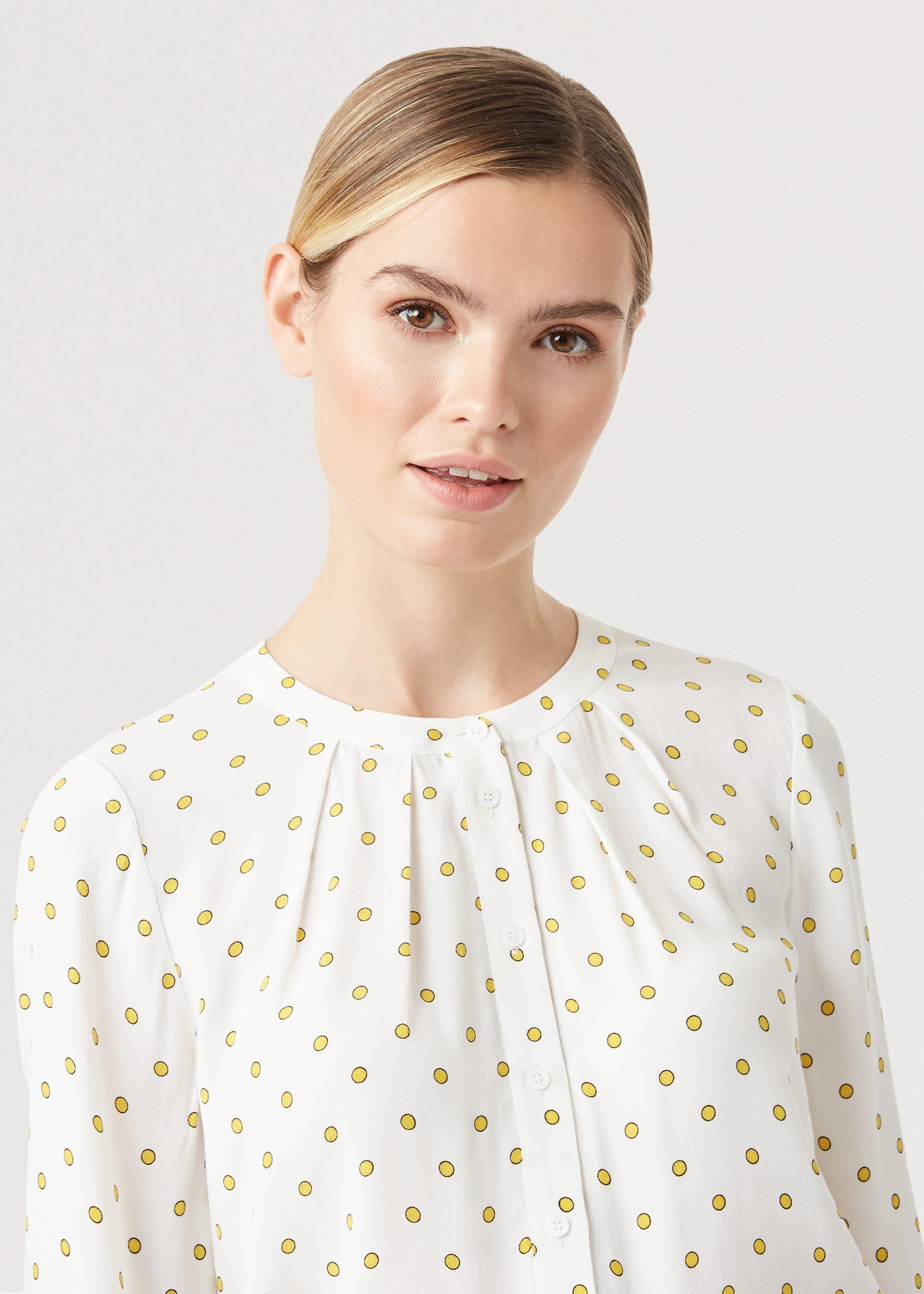 Maura Blouse, Ivory Bamboo, hi-res
