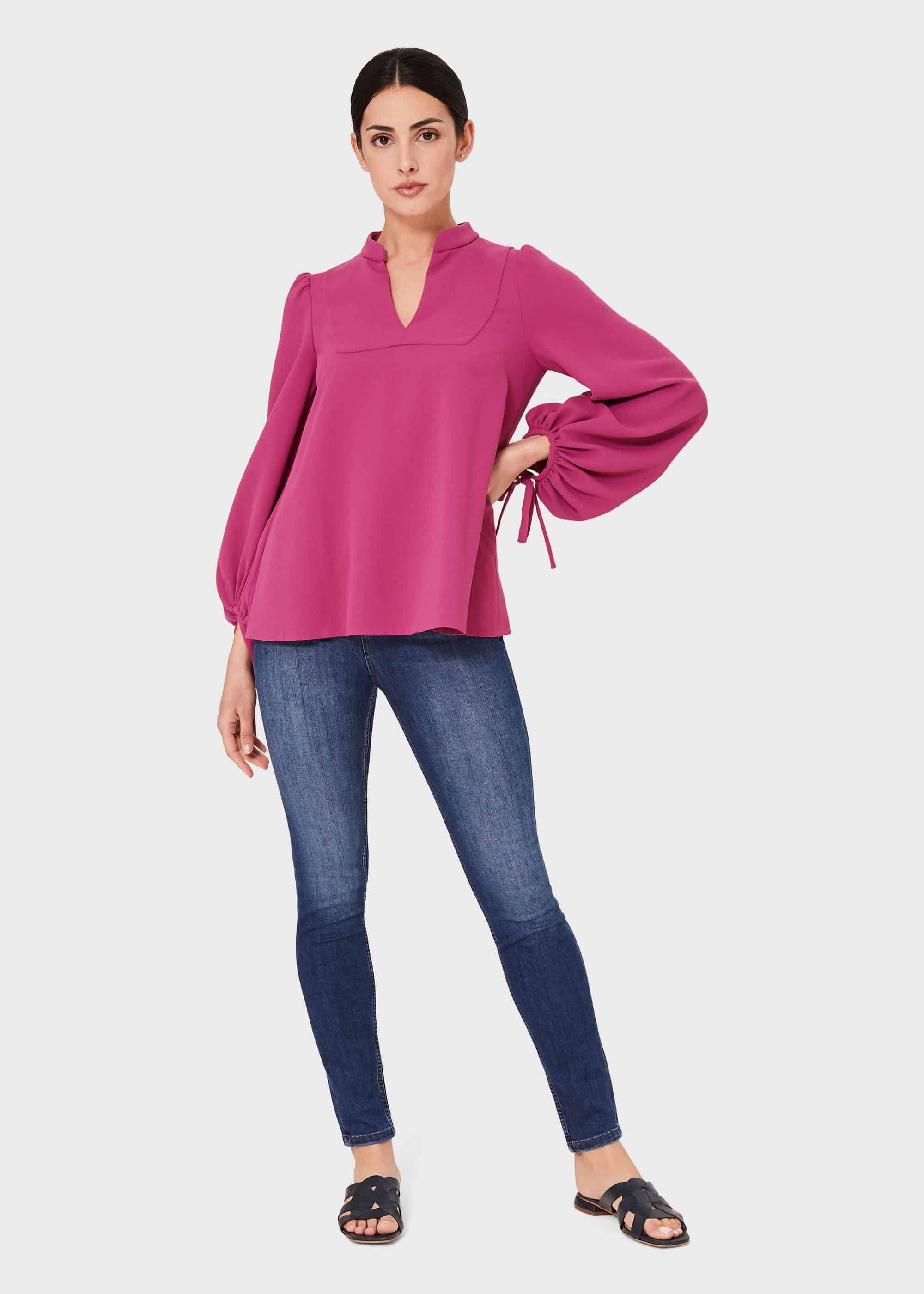 Natasha Blouse, Pink, hi-res
