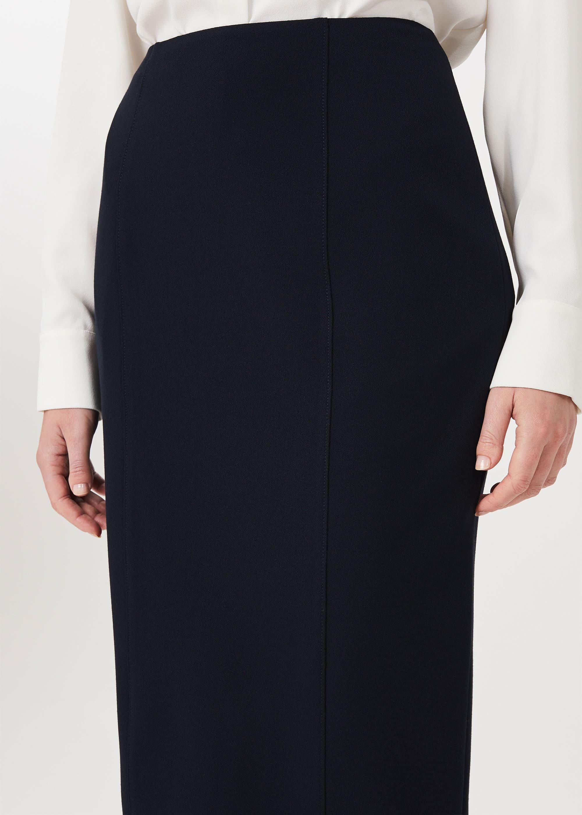 Beatrix Pencil Skirt, Navy, hi-res