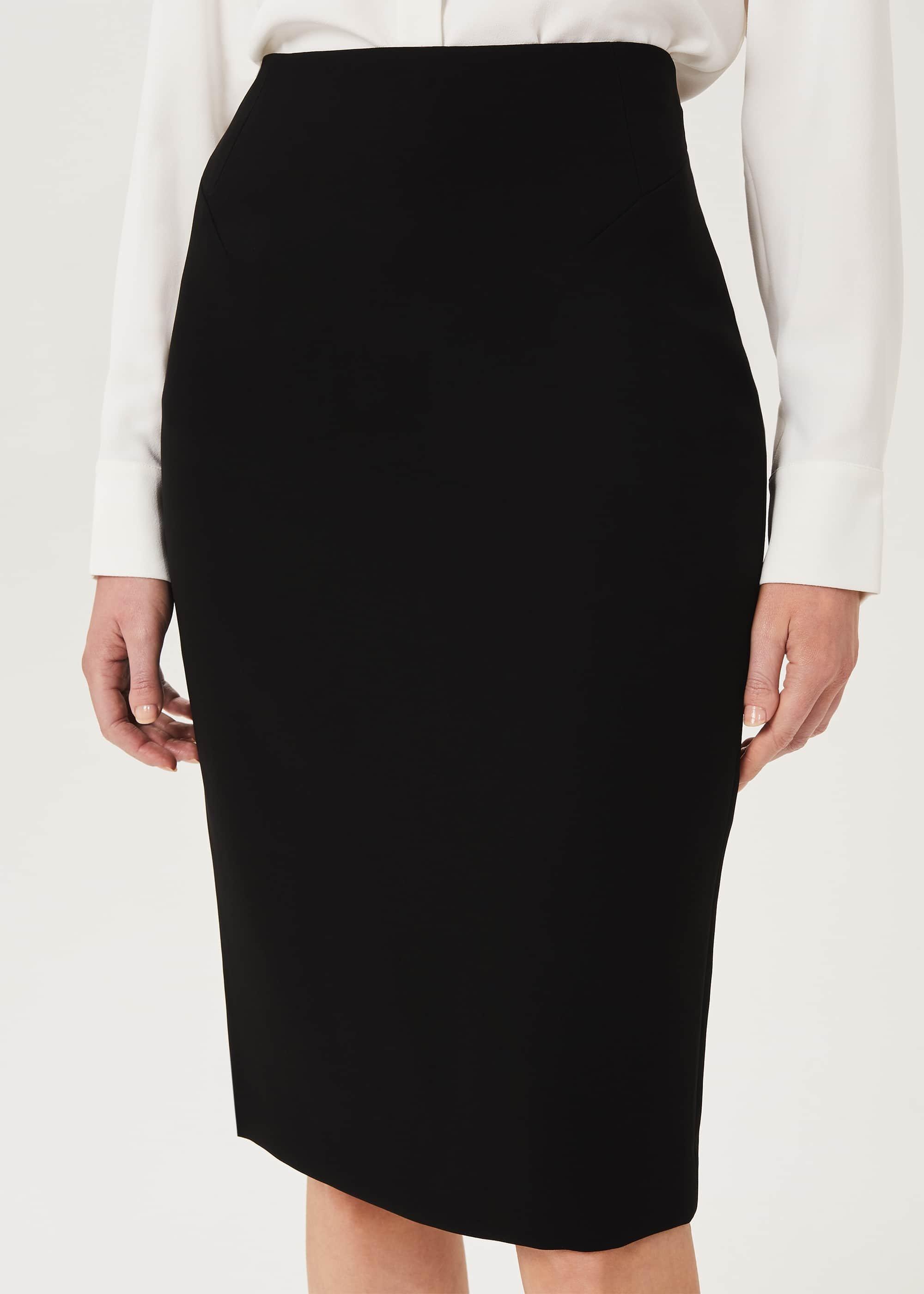 Alva Pencil Skirt, Black, hi-res