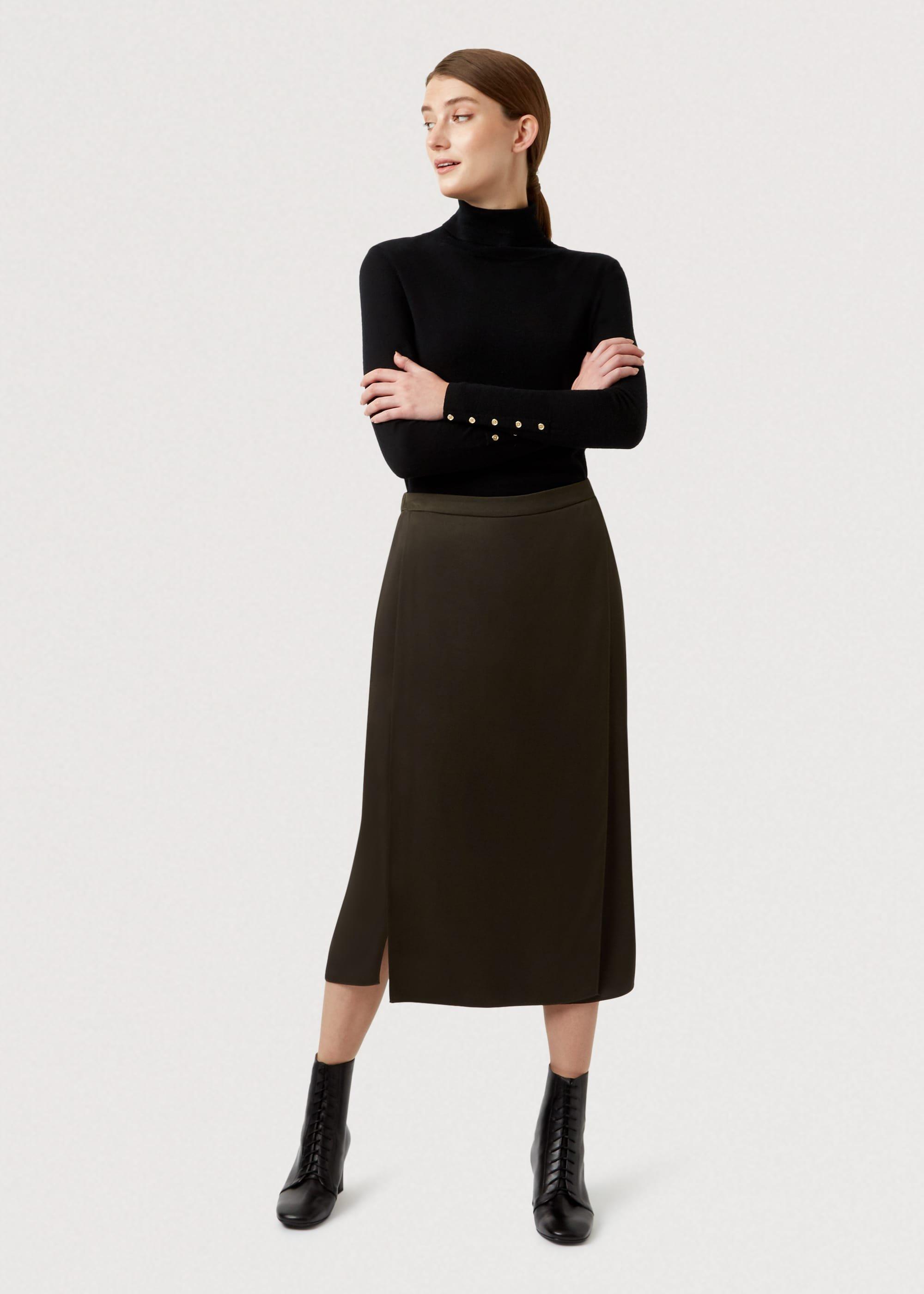 Dionne Skirt, Dark Green, hi-res