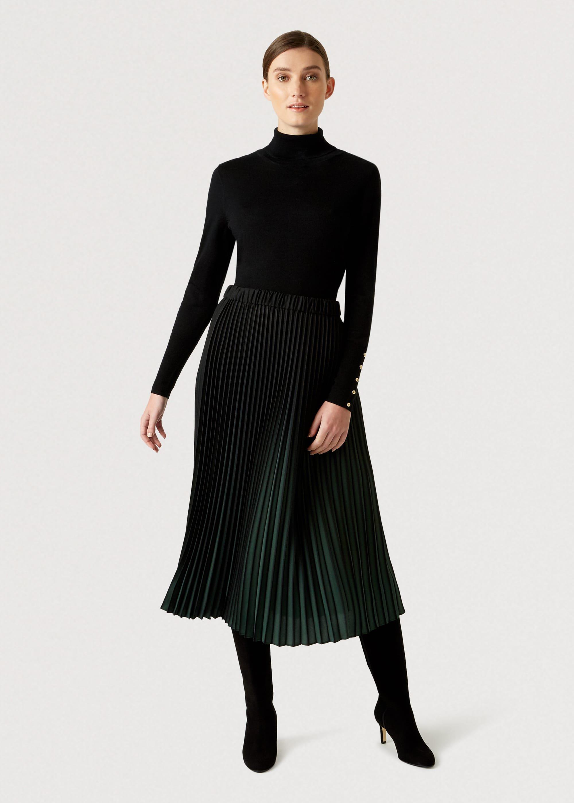 Tasha Skirt, Black Green, hi-res