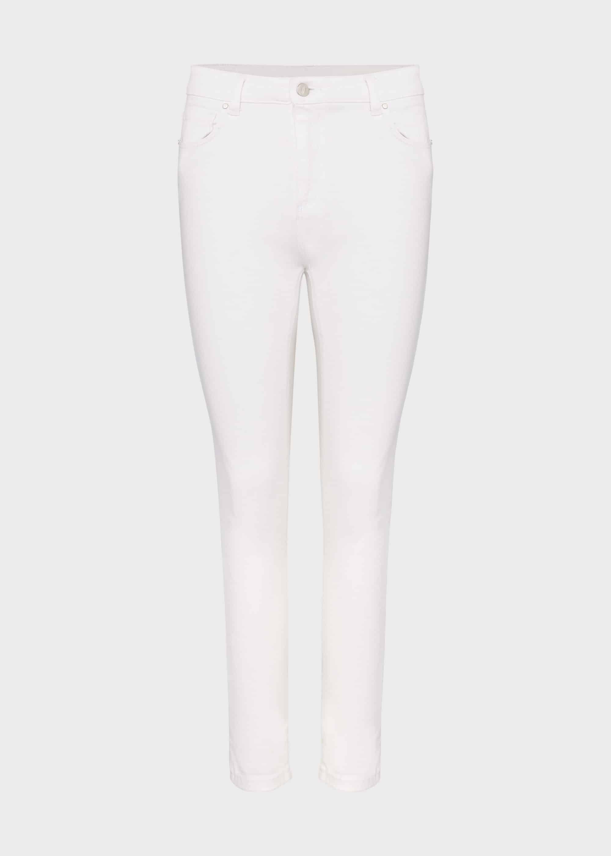 Marianne Denim 7/8 Jeans With Stretch, White, hi-res