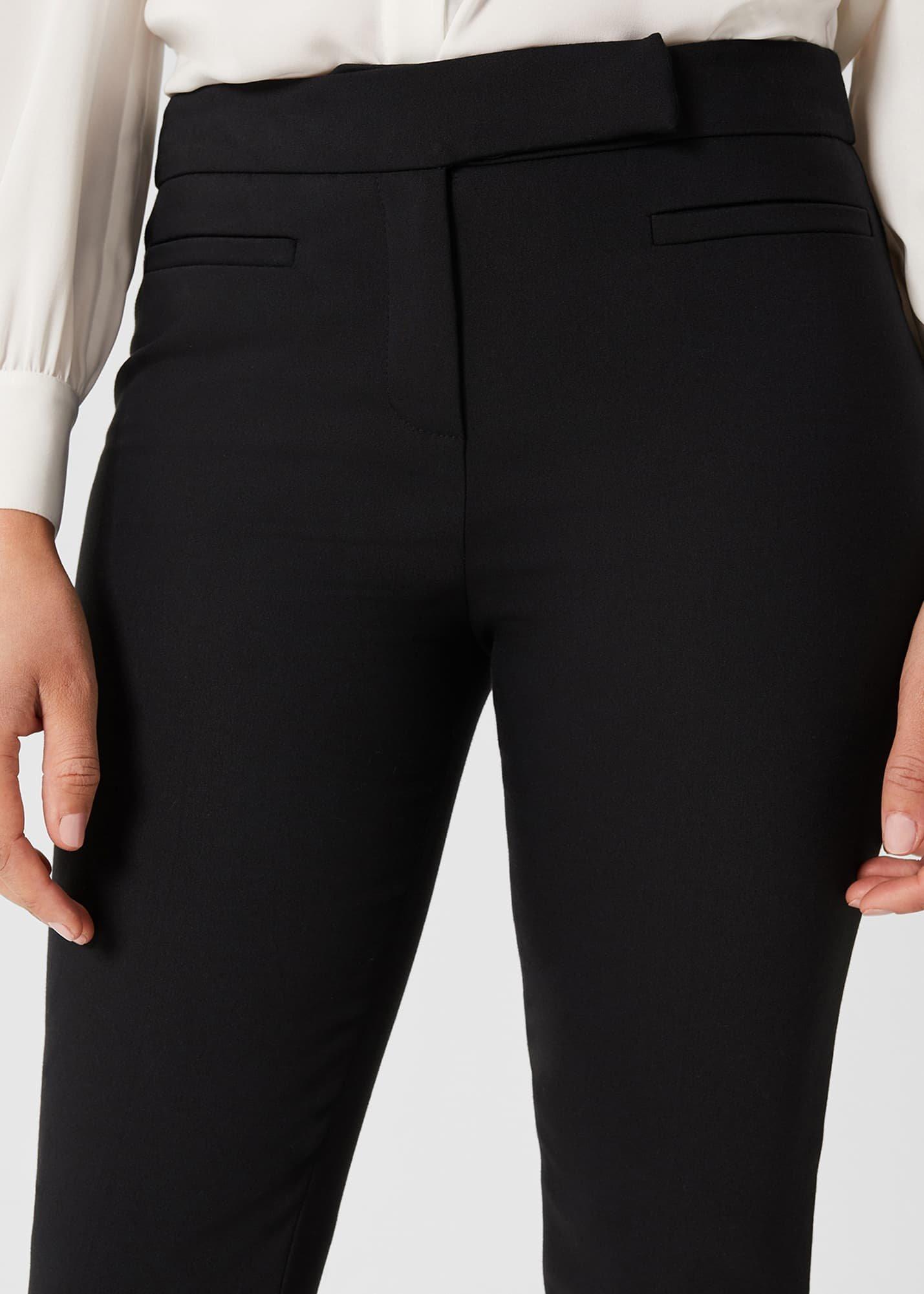 Annie Slim Trousers With Stretch, Black, hi-res
