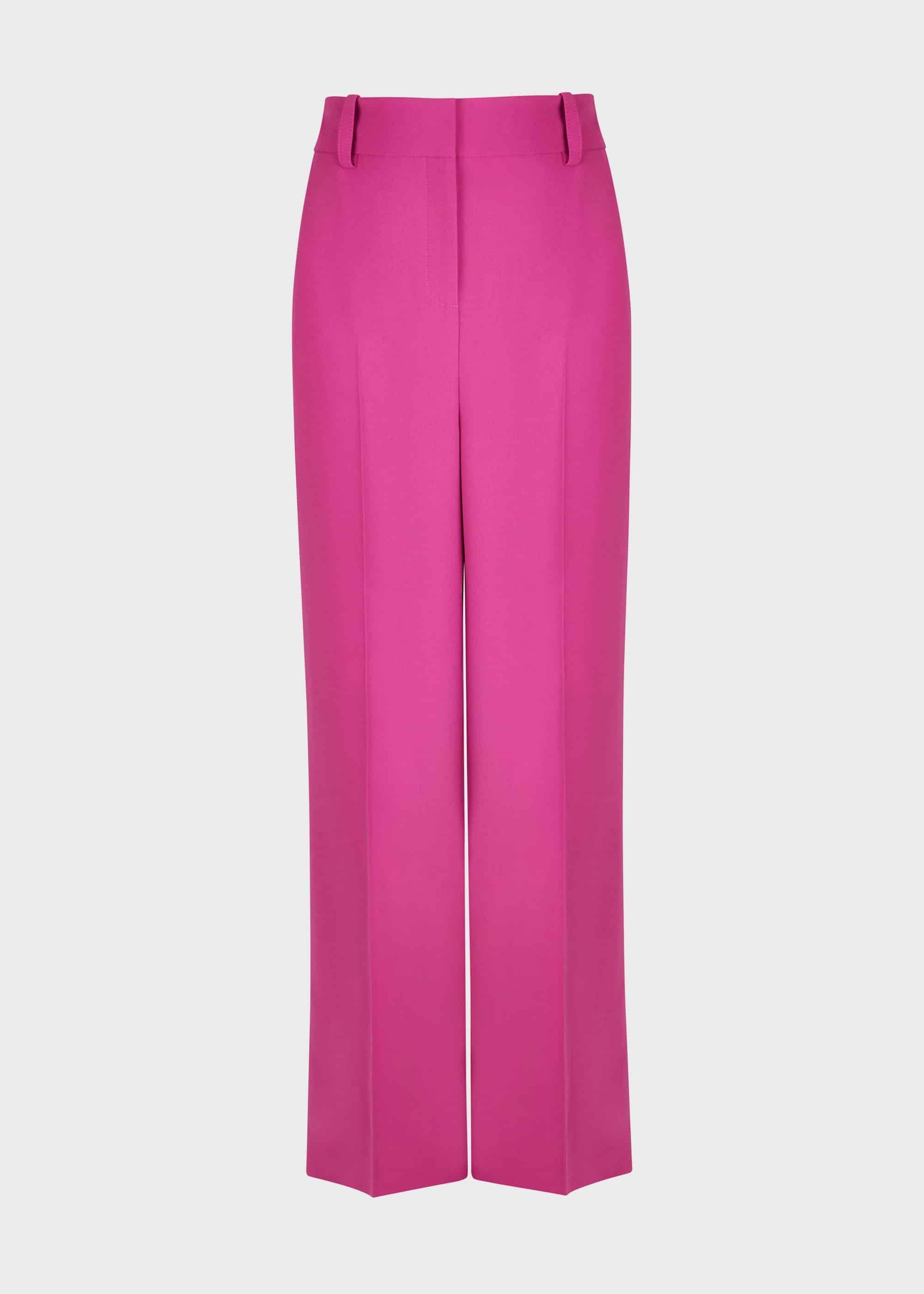 Natasha Wide Leg trousers, Pink, hi-res