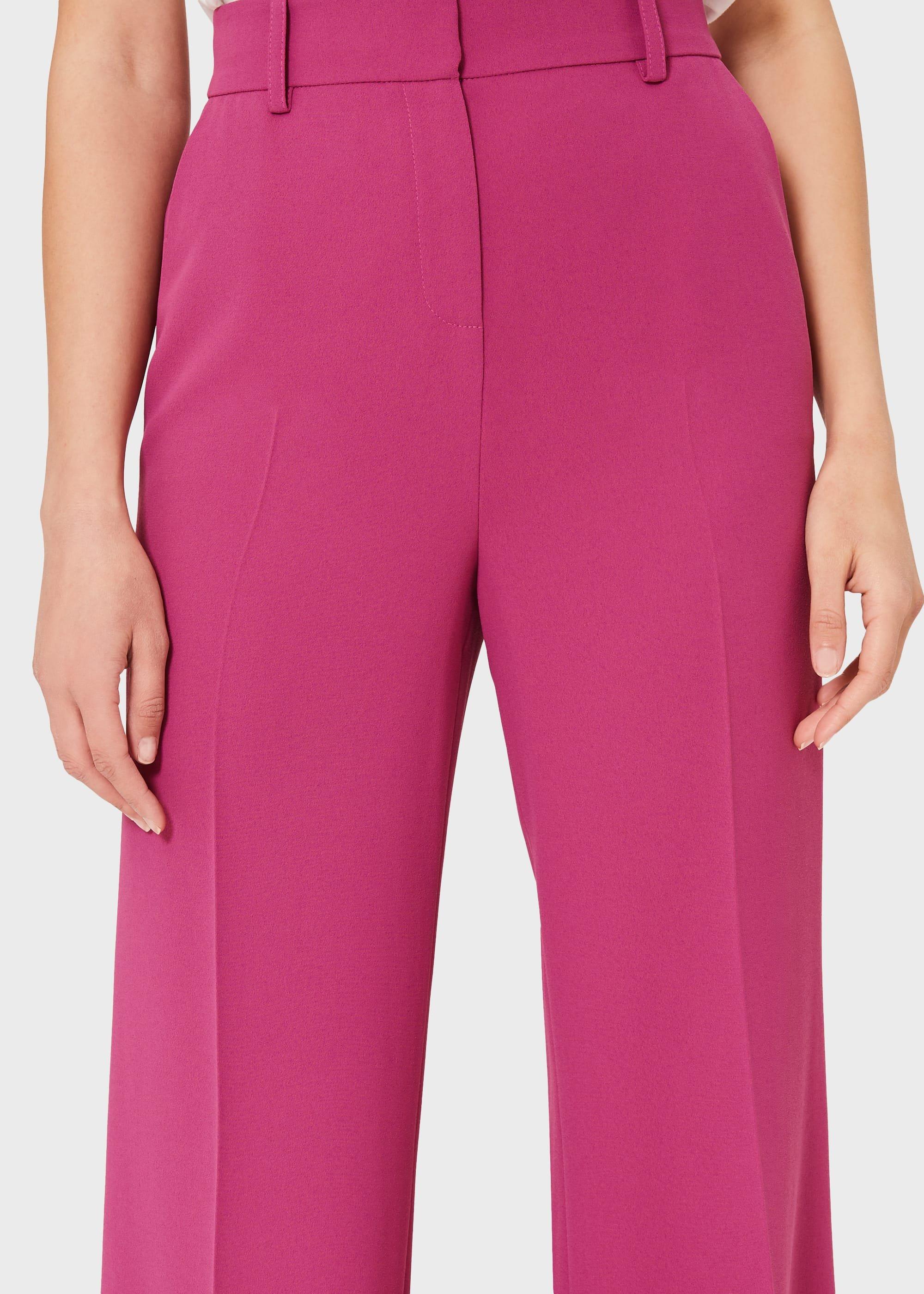 Natasha Wide Leg trousers, Pink, hi-res