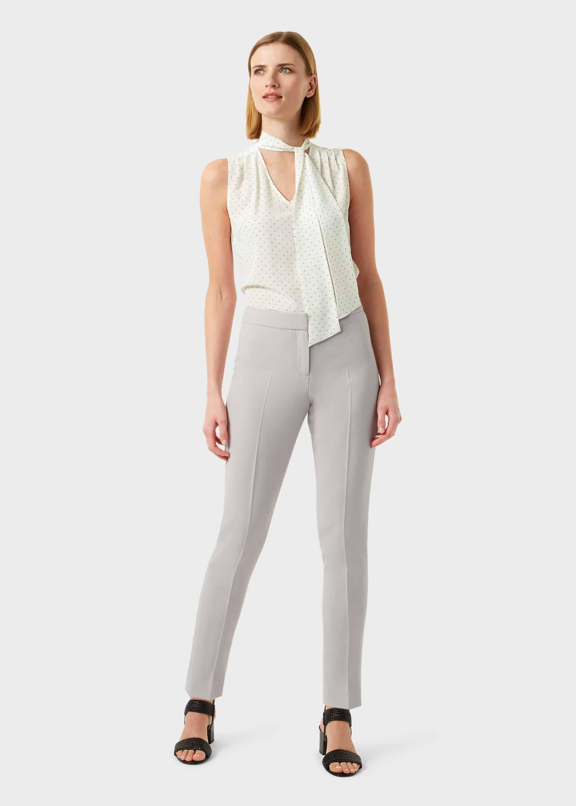 Alexia Tapered trousers With Stretch, Neutral, hi-res