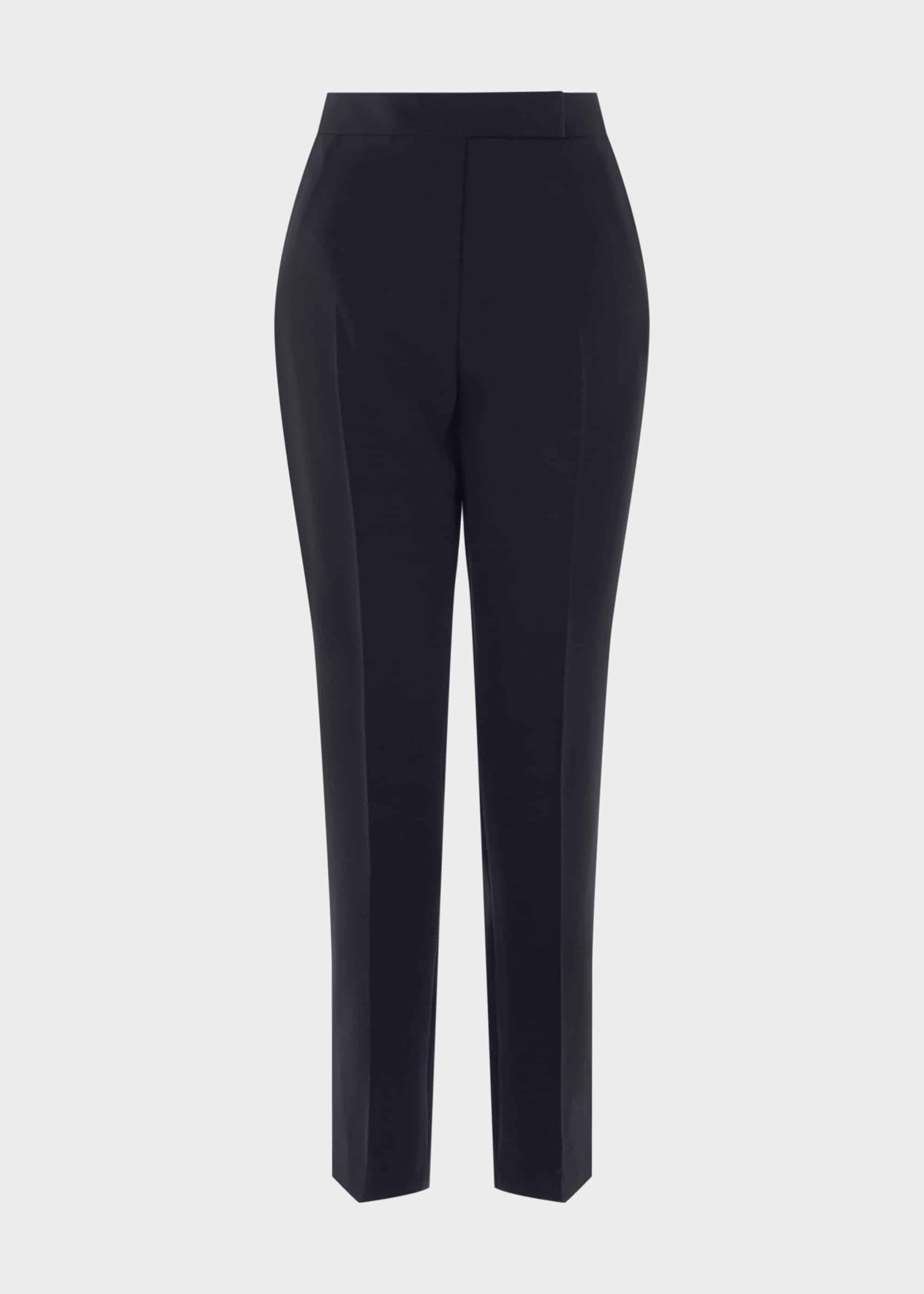 Maya Tapered Pants, Navy, hi-res