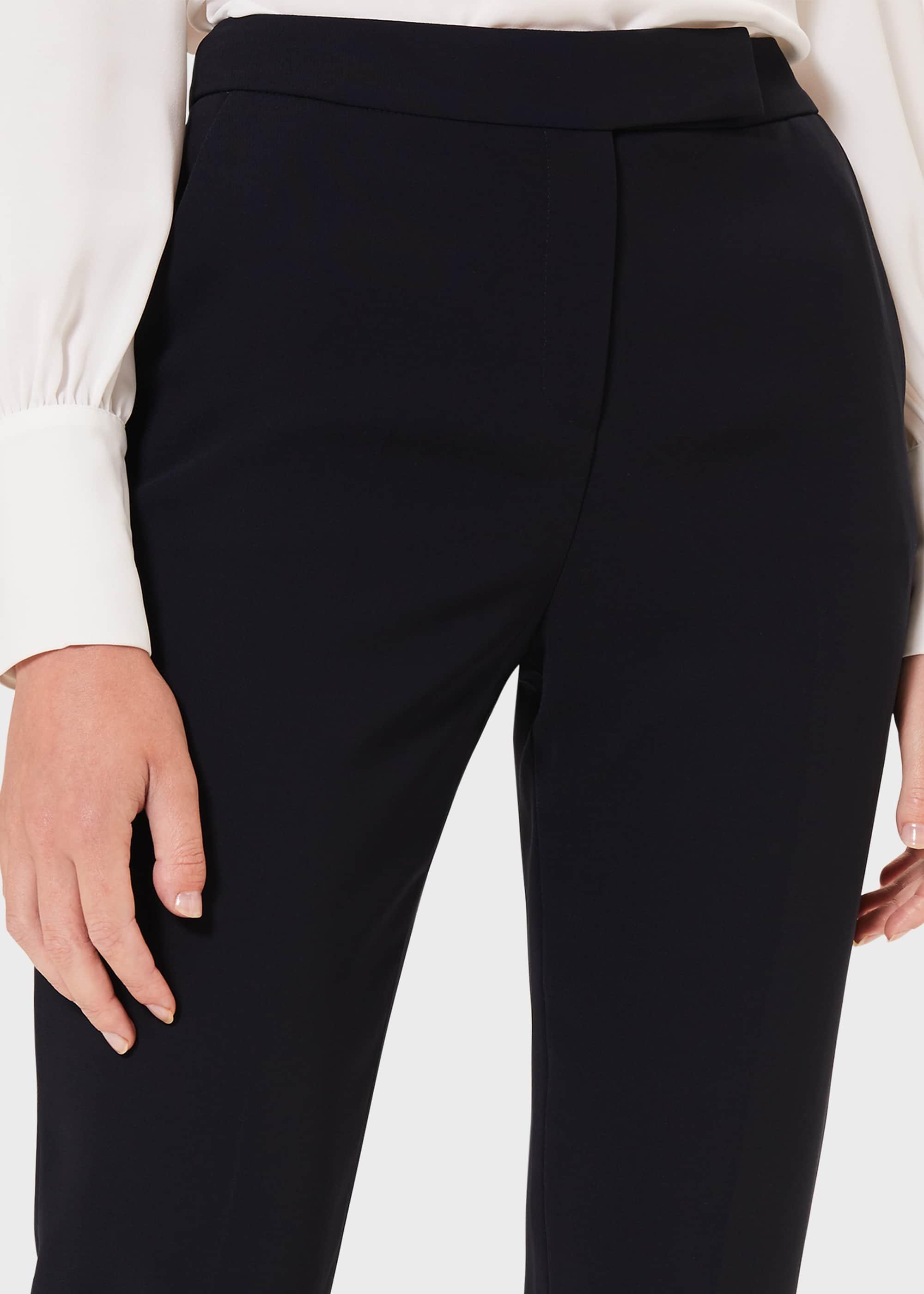 Maya Tapered Pants, Navy, hi-res